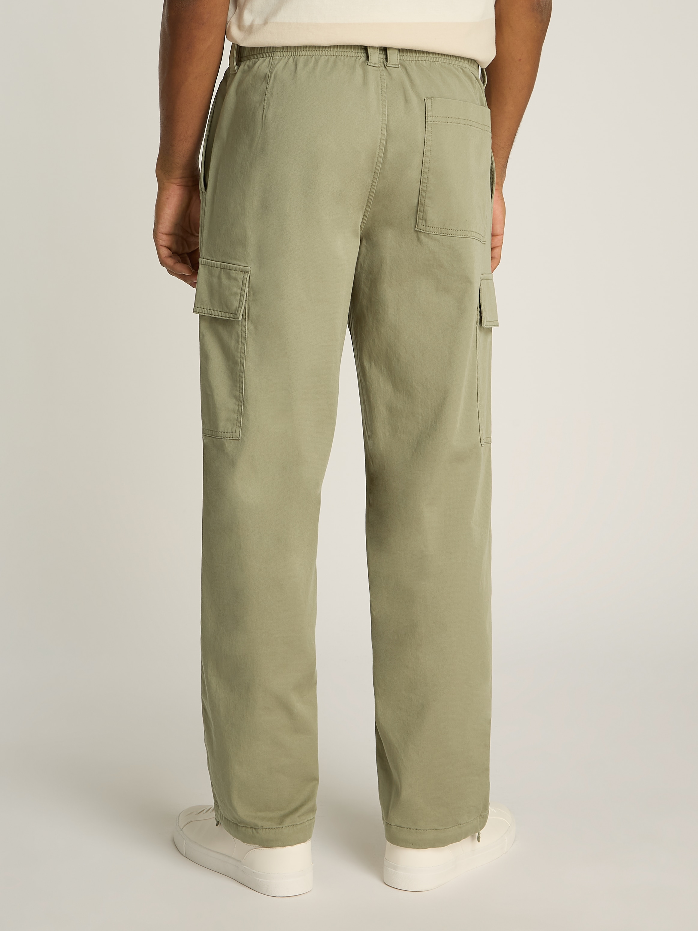 Calvin Klein Jeans Cargohose »REGULAR STRAIGHT CARGO«, mit Logoprägung