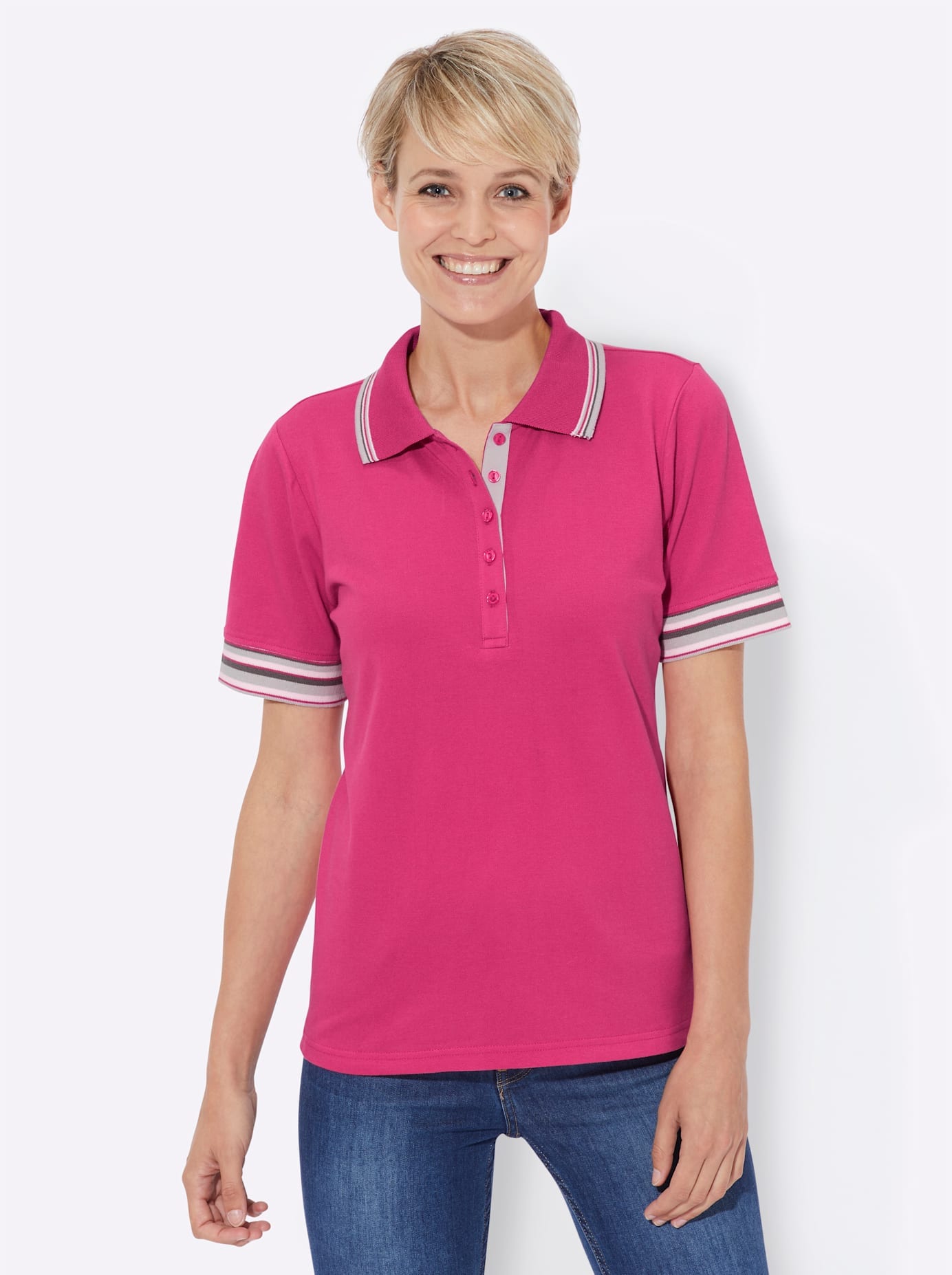 Casual Looks Poloshirt »Poloshirt«, (1 tlg.)