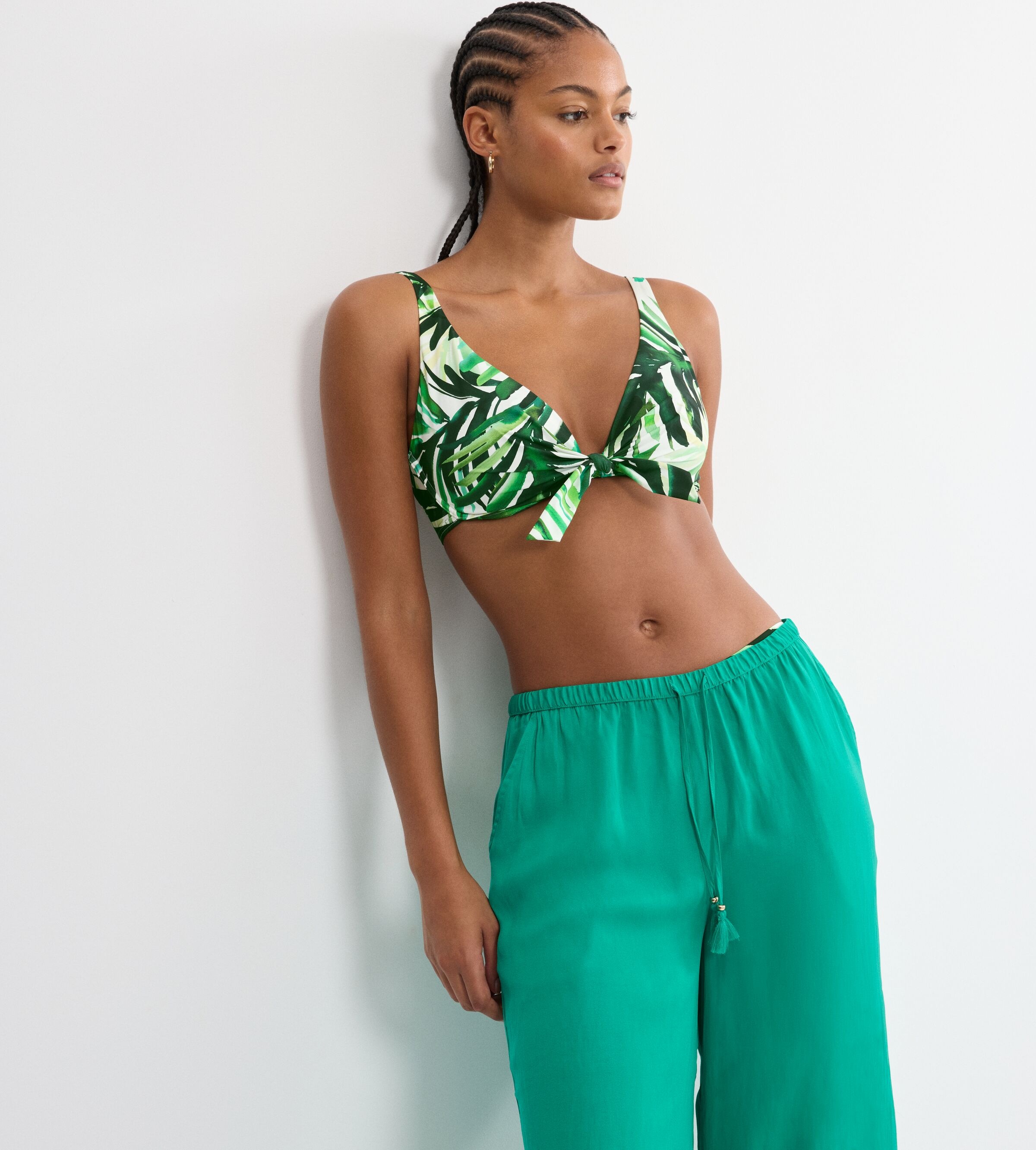 Image of Triumph Bügel-Bikini-Top "Summer Palm W" weich und formend