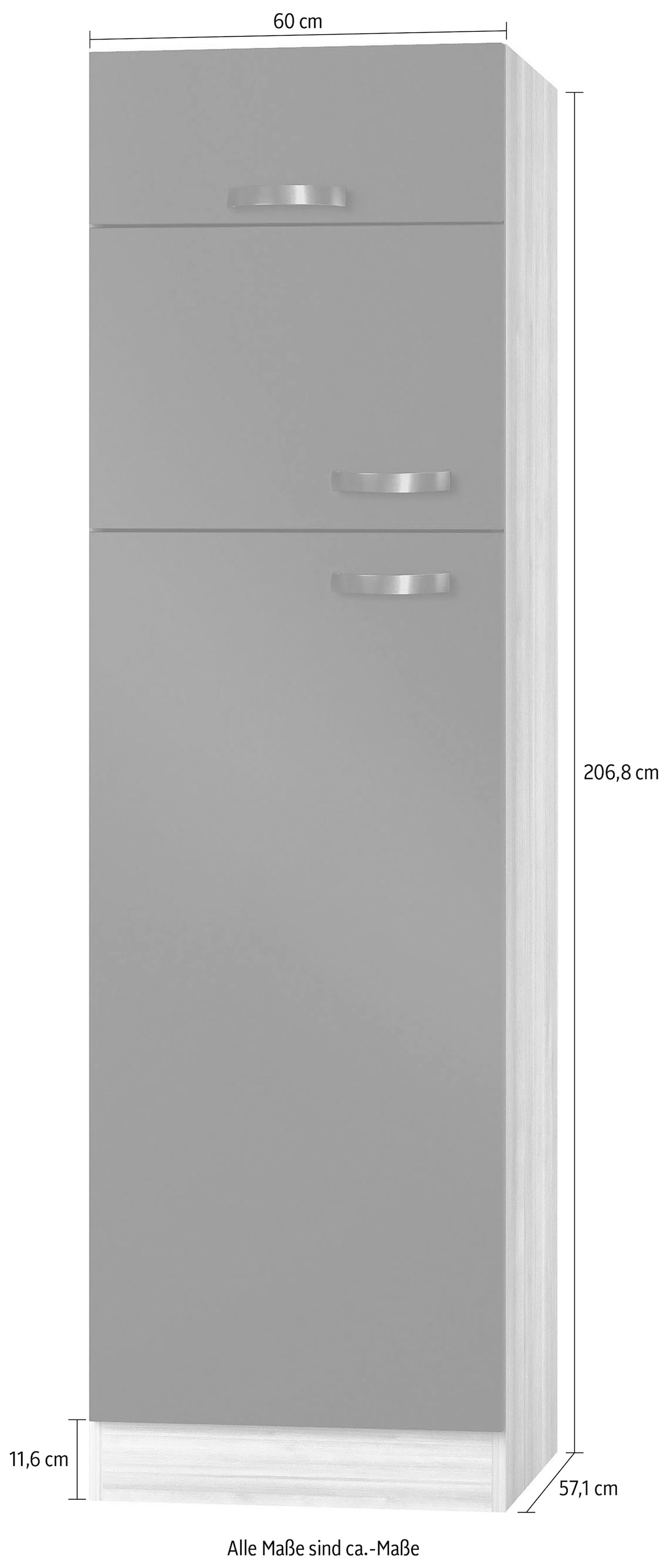 OPTIFIT Kühlumbauschrank »Faro«, mit Metallgriffen, Breite 60 cm jetzt  kaufen