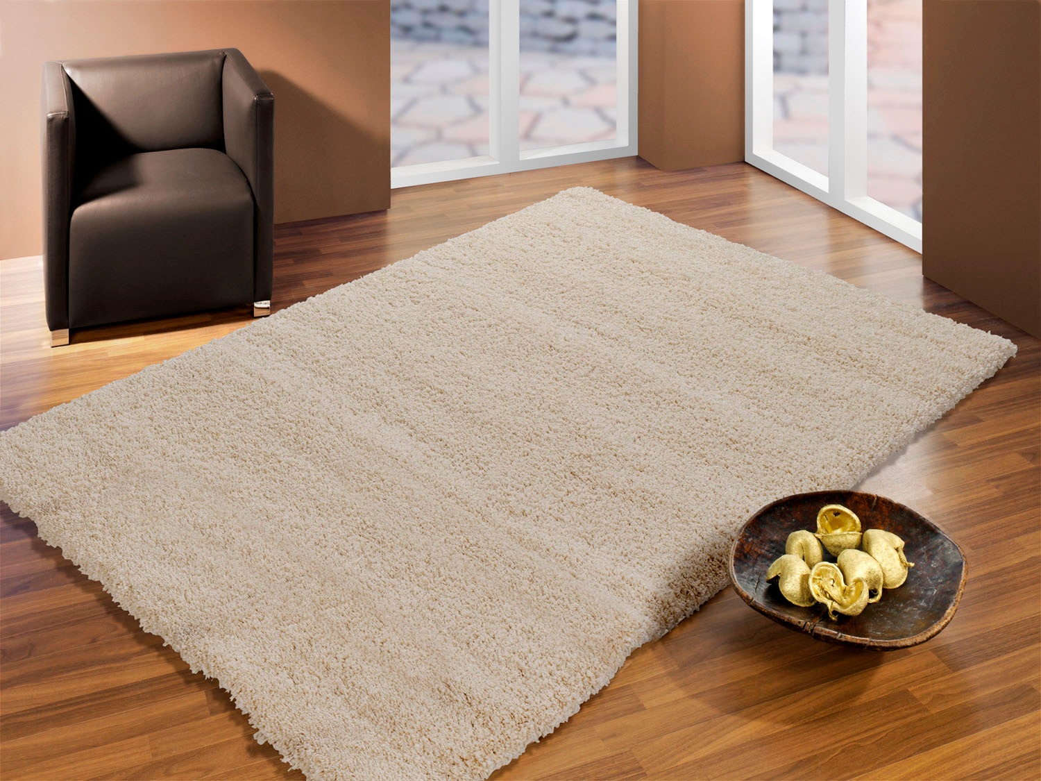 OCI DIE TEPPICHMARKE Hochflor-Teppich »Lobby Shaggy«, rechteckig, 52 mm Höhe, Wohnzimmer
