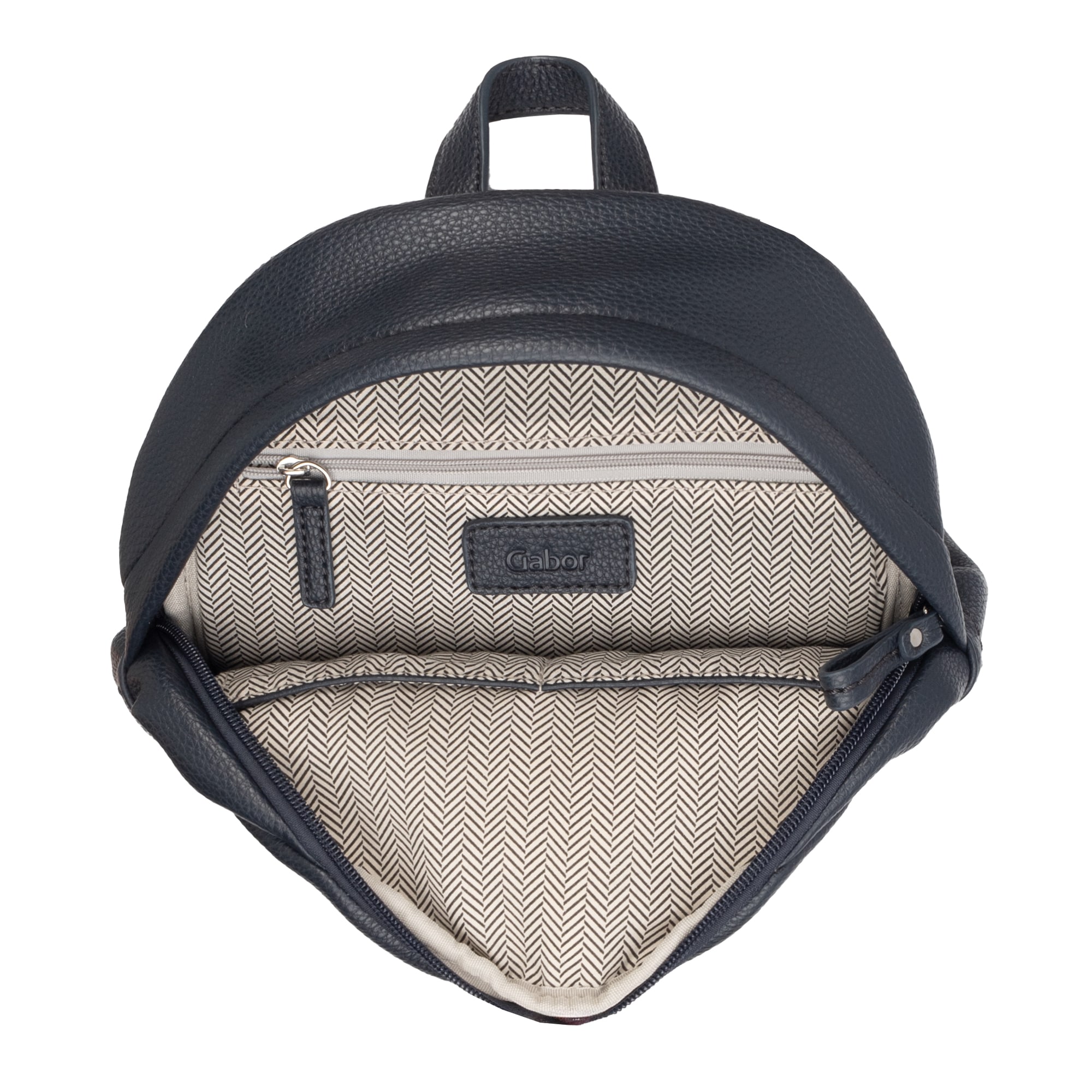 Gabor Rucksack »Lenea« aus recyceltem Polyurethan mit dekorativen Ziernähten