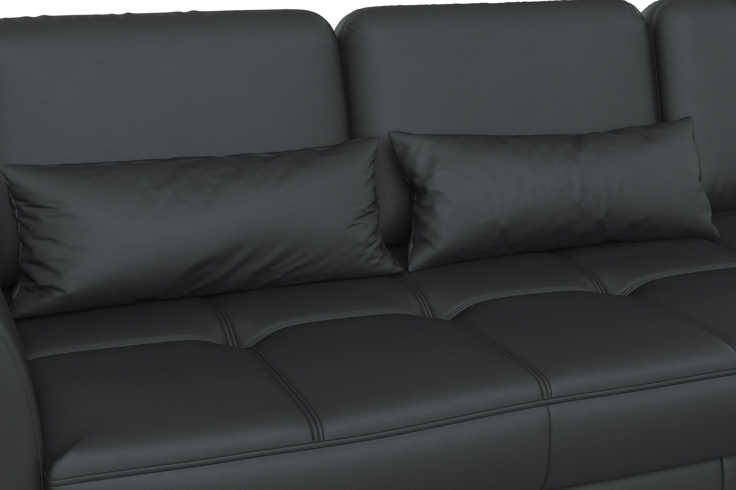 sit&more Ecksofa »Bendigo L-Form«, inklusive Sitztiefenverstellung, Bodenfreiheit 15 cm, 2 Fussfarben