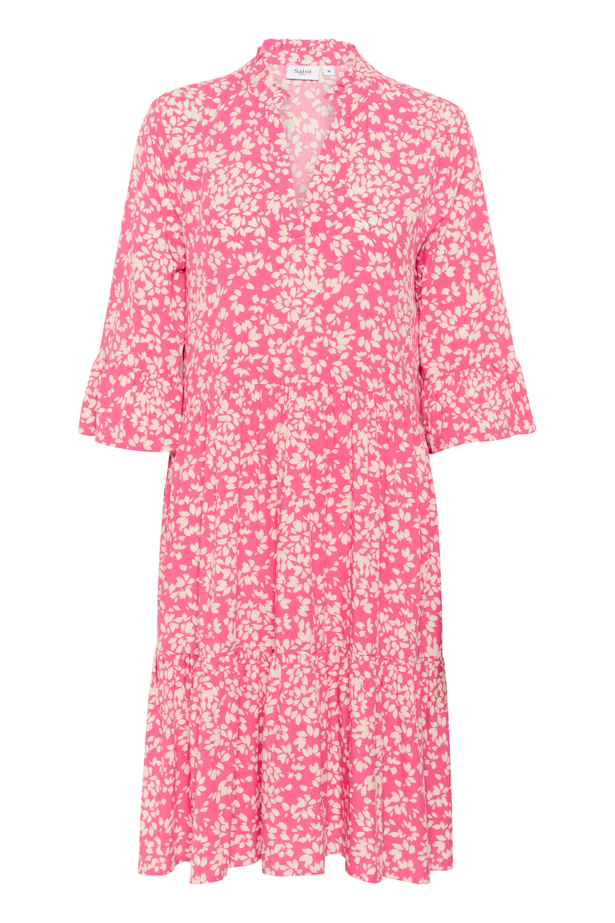 Saint Tropez Blusenkleid »EdaSZ Dress«, mit Volant und 3/4 Ärmel