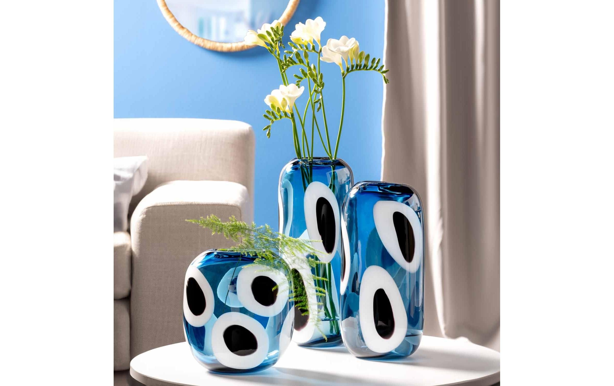 LEONARDO Tischvase »Occhi Blu 36 cm«