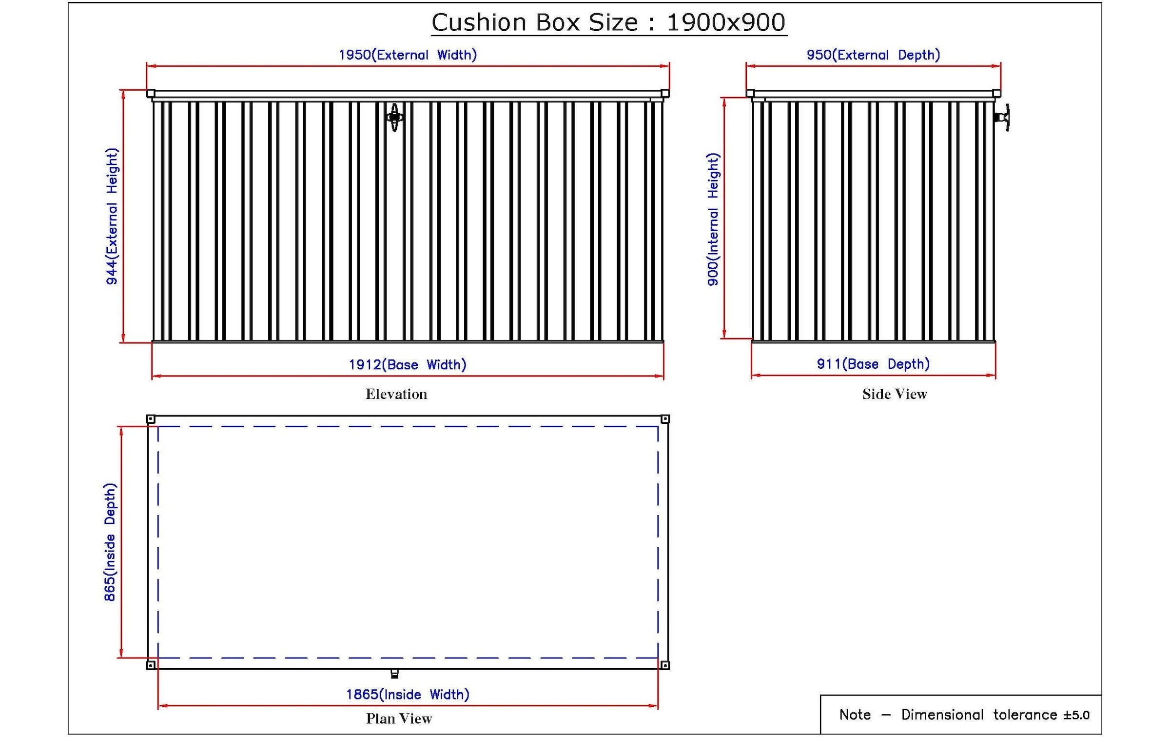 DURAMAX Kaminholzregal »Metal«