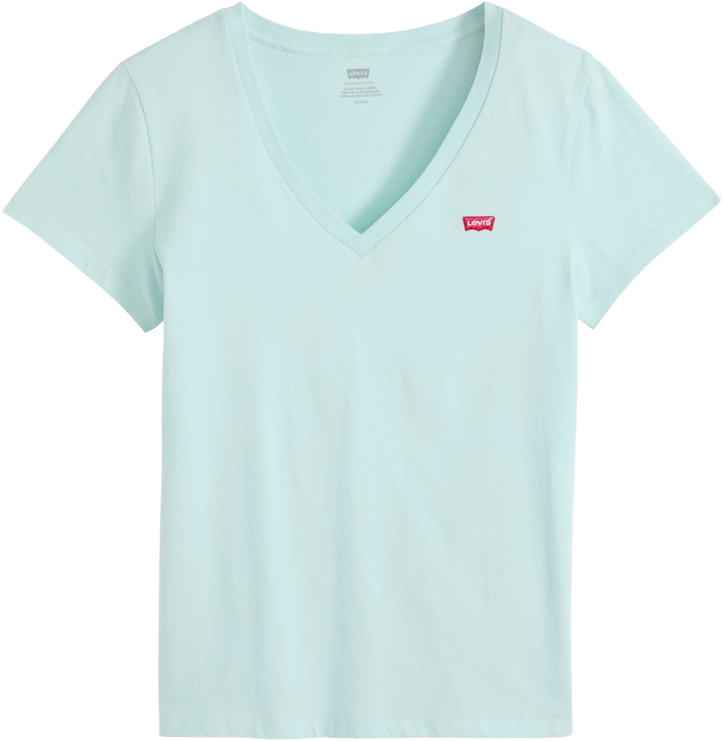 Levi's® T-shirt en V »Perfect Tee« mit kleinem Batwing- Logo