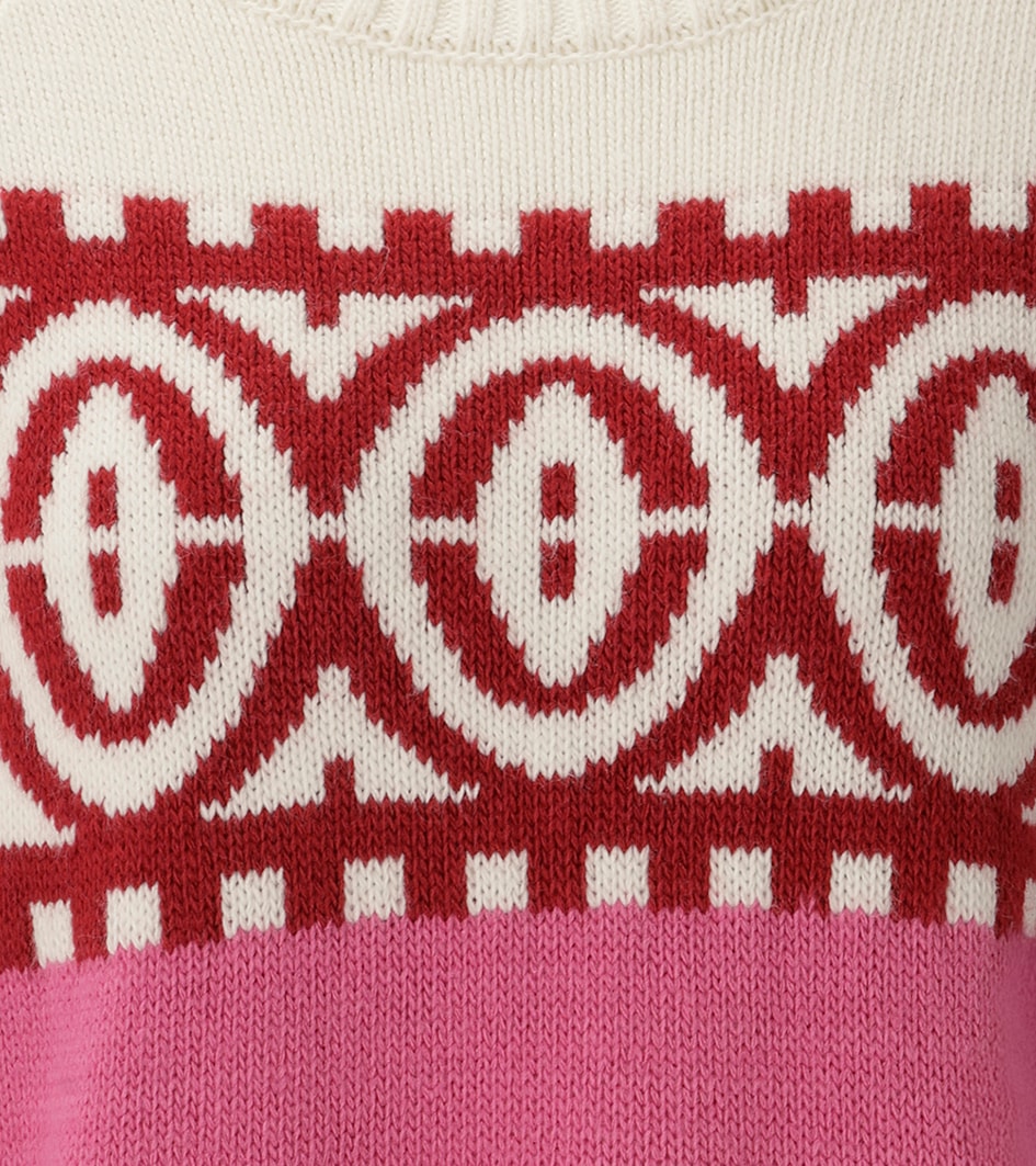 Aniston CASUAL Strickpullover mit grafischem Jacquard-Muster - NEUE KOLLEKTION