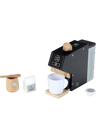 Klein Kinder-Kaffeemaschine »Electrolux, Holz«, mit Kaffeekapseln und Zubehör aus Holz kaufen
