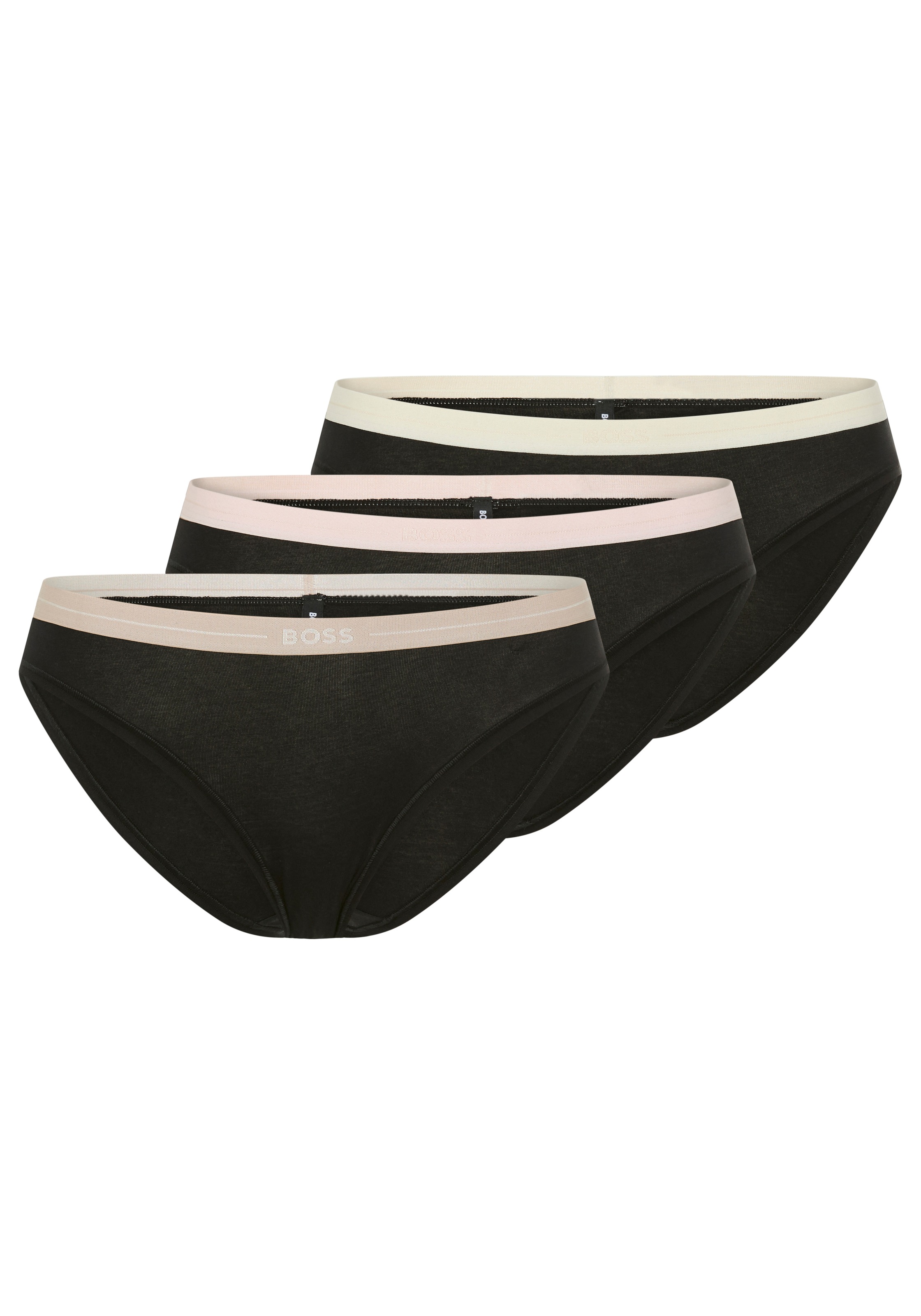Image of BOSS Slip "3P BRIEF" Packung, 3er, 3 Stk. mit elastischen Logobund