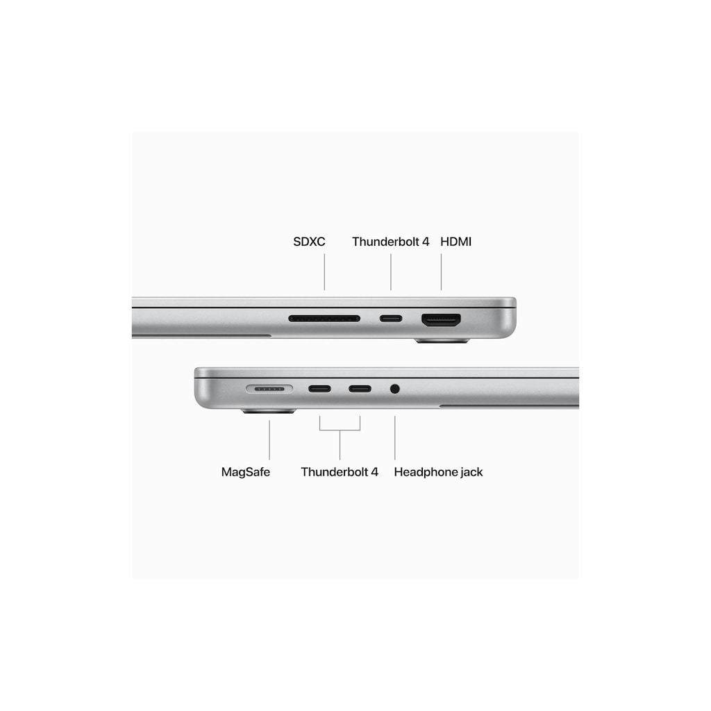 Apple MacBook Pro 14 Zoll (2023), M3 Pro Chip, 11C CPU, 14C GPU