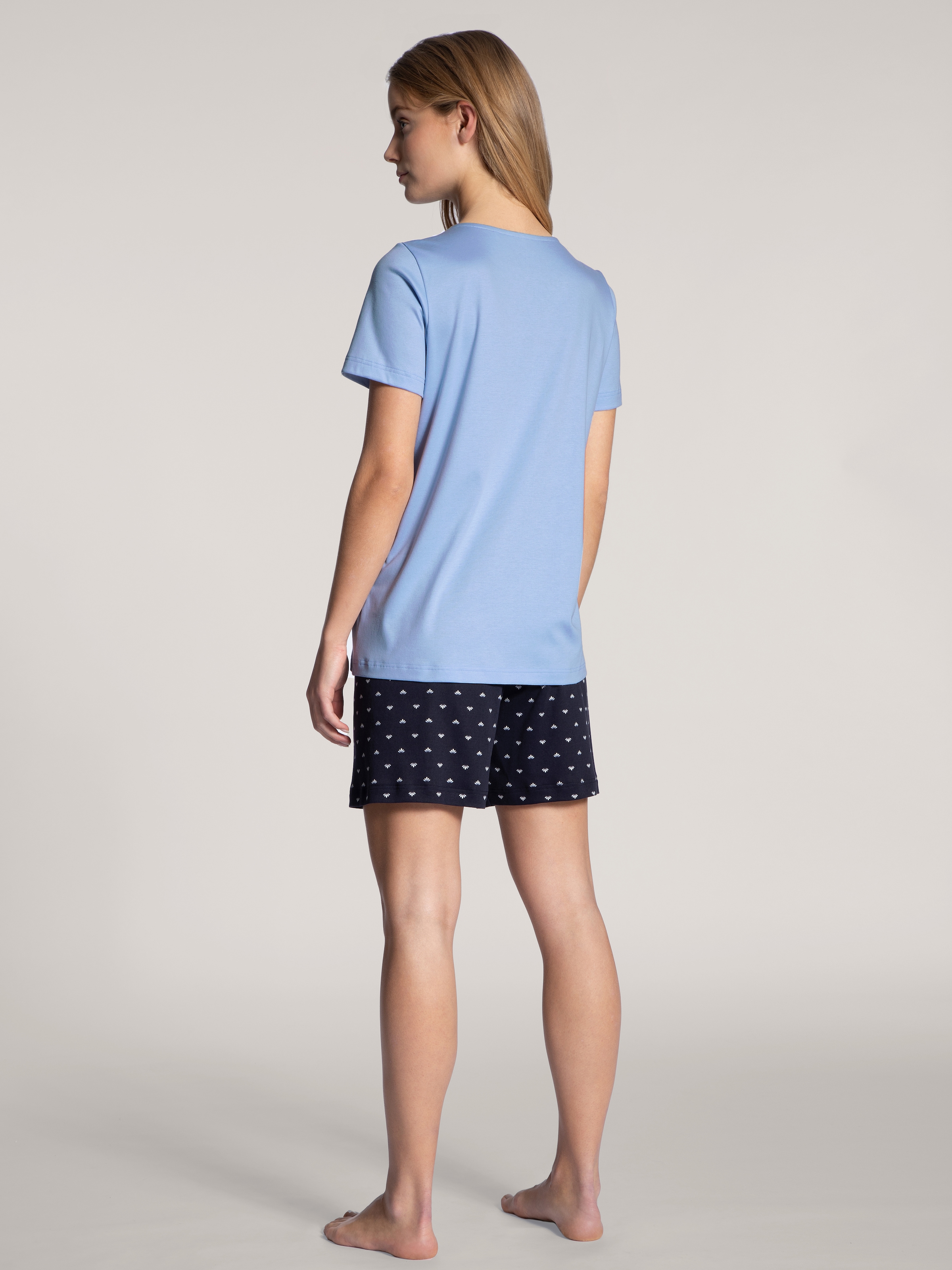 CALIDA Shorty »Night Lovers«, (2 tlg.), mit gemusterter Hose