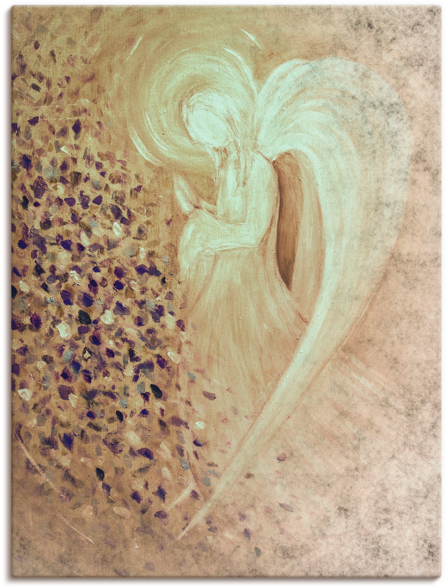 Image of Artland Leinwandbild "Engel I" Religion 1 Stk. tlg. auf Holzrahmen gespannt