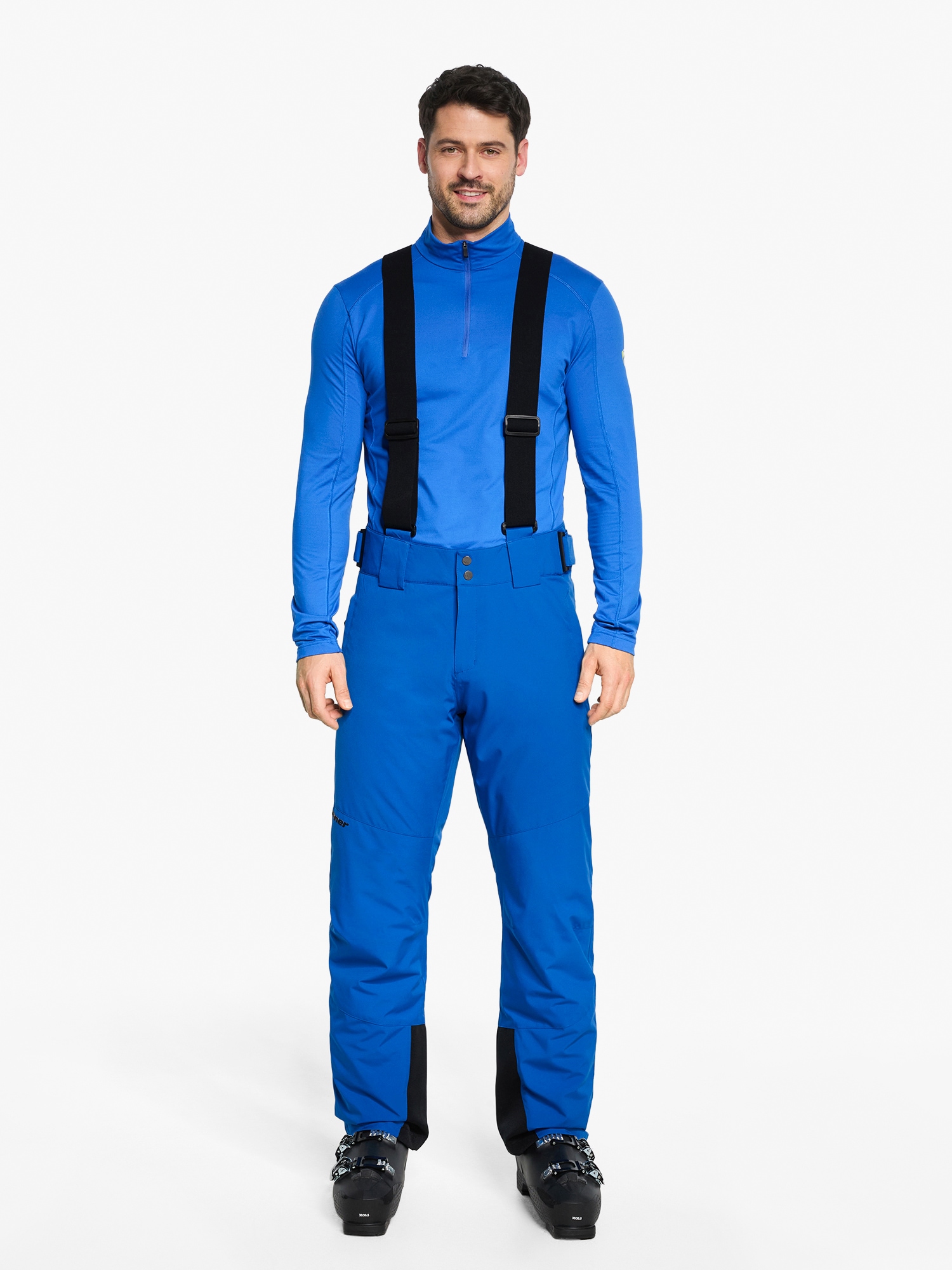 Ziener Pantalon de ski »TAZLIN-Z AQUASHIELD® HERREN«  imperméable, coupe-vent, respirant, élastique, bretelles amovibles