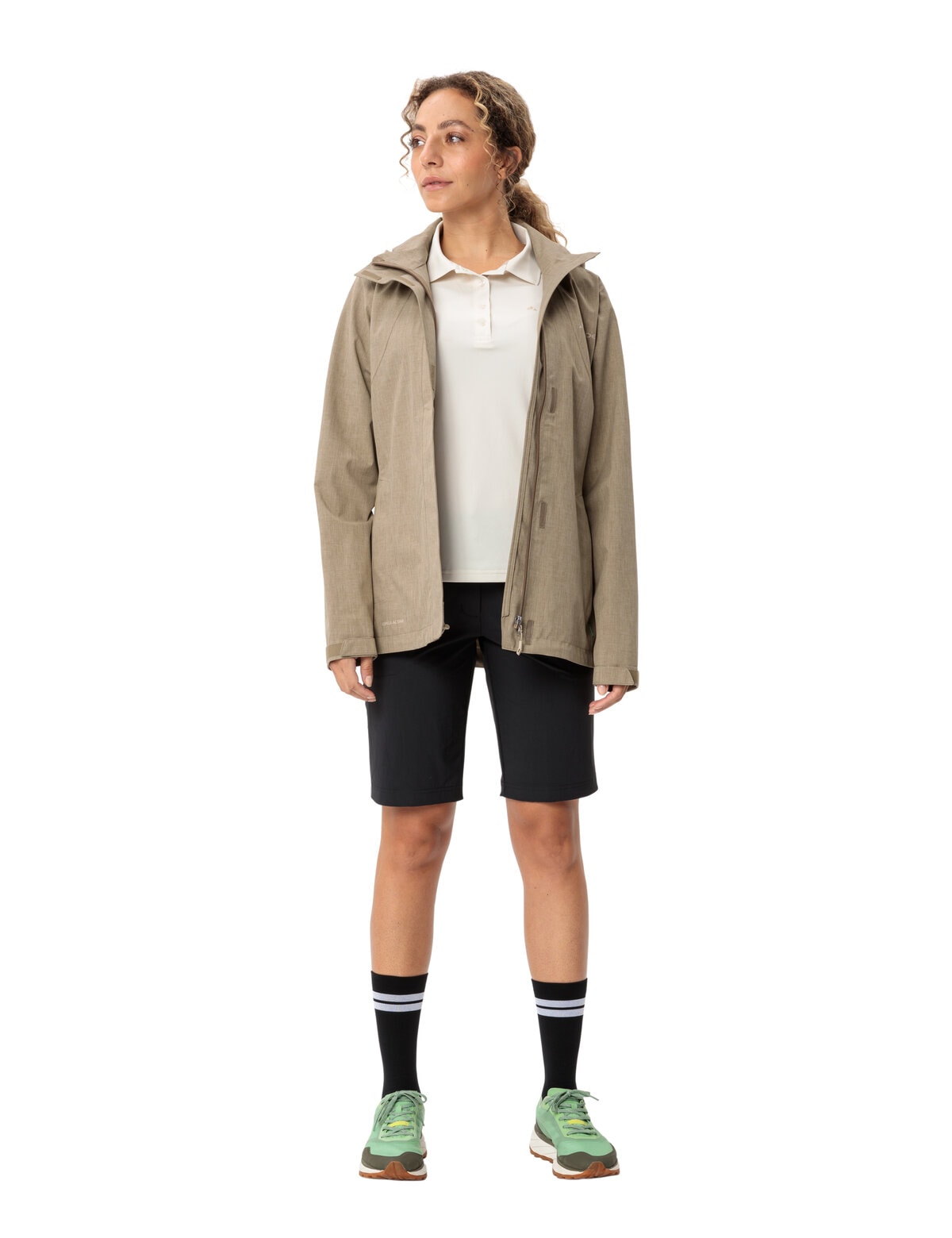 VAUDE Veste d'extérieur »Women's Rosemoor Jacket II« avec capuche Avec capuche amovible, déperlant, coupe-vent, respirant