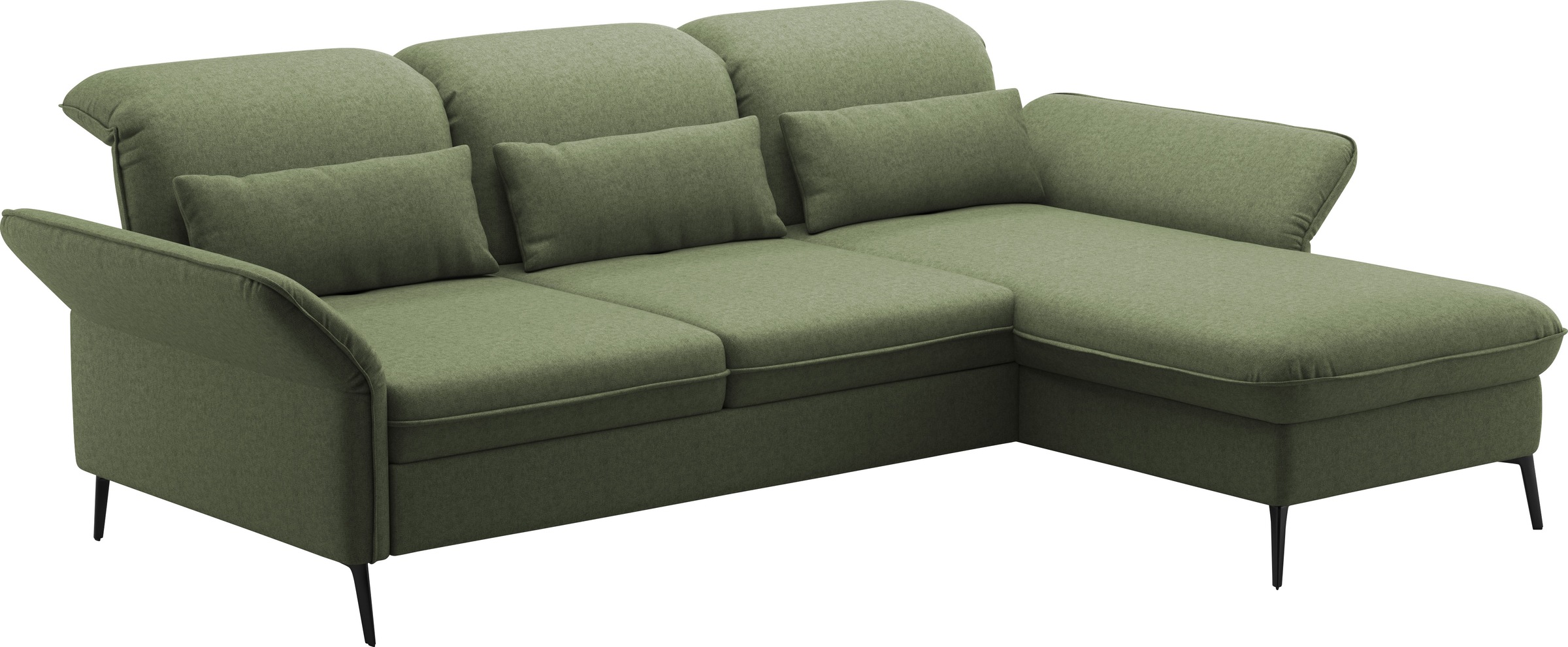 sit&more Ecksofa »Emely, inkl. Sitztiefenverstellung« wahlweise mit Bettfunktion,Bettkasten,Kopf- & Armteilverstellung