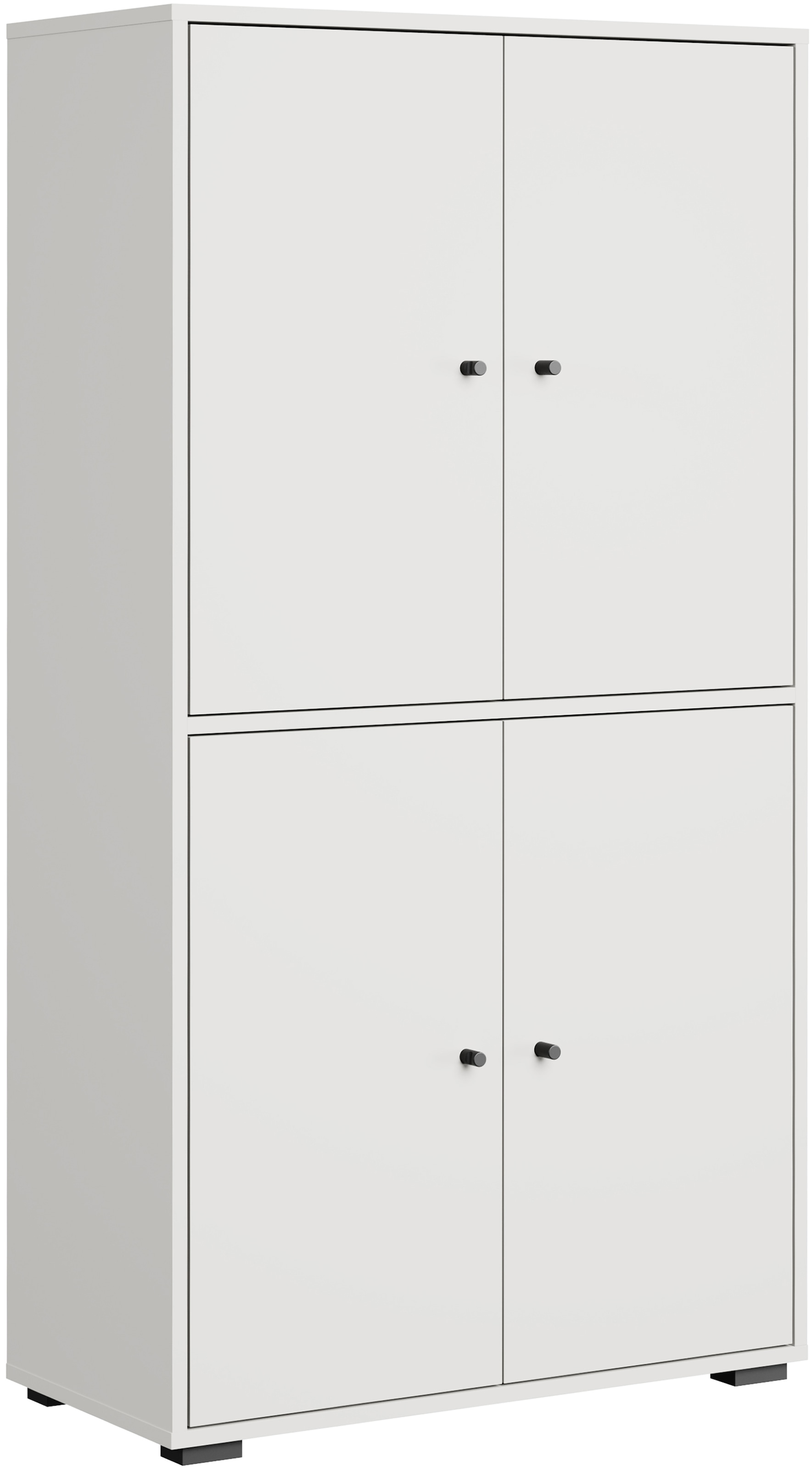 Home affaire Armoire à chaussures »Schuhkommode Dino« espace de rangement avec 4 portes et étagères réglables, largeur 70 cm