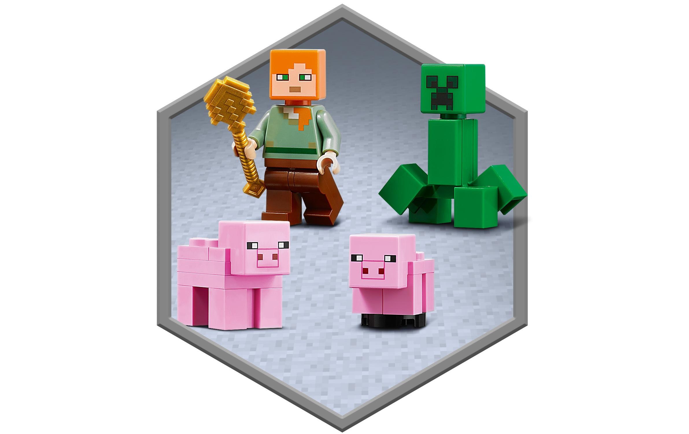 LEGO® Konstruktionsspielsteine »Das Schweinehaus«