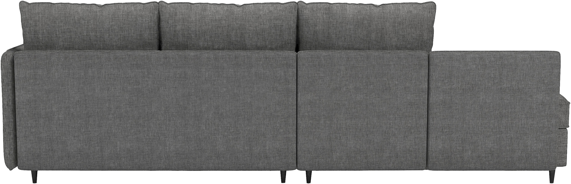 Dorel Home Ecksofa »LINDHUS, L-Form, 4 verschiedene Stellvarianten, Lounge-Sofa,«, Wohnlandschaft, mit Recamiere, grosser Bettkasten, Cord, Chenille