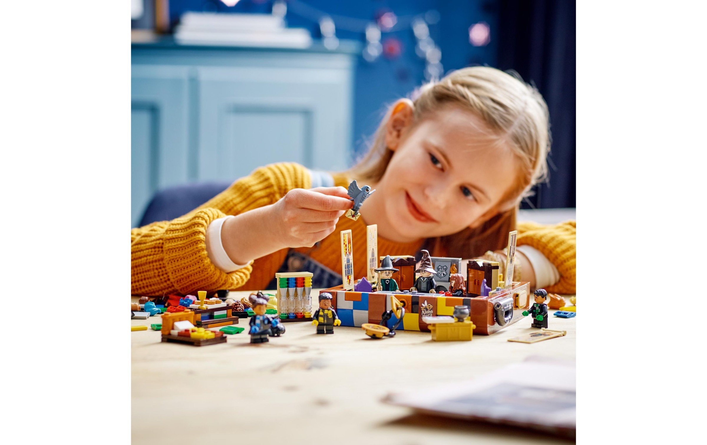 LEGO® Spielbausteine »Potter Hogwarts Zauberkasten«, (603 St.)