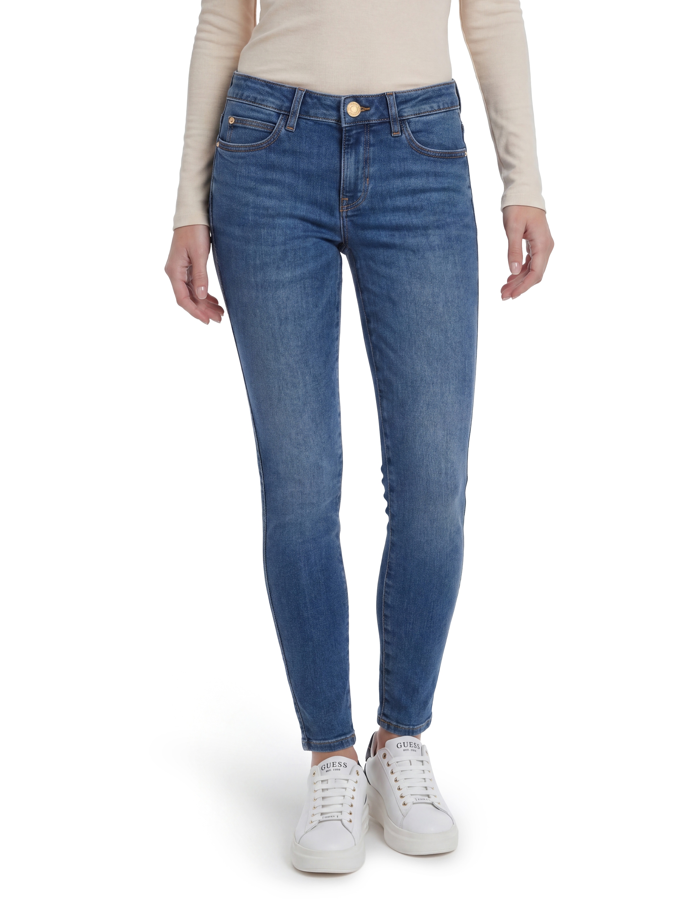 Guess Jeans skinny »CURVE X« aus Stretch-Denim, mittlere Taille