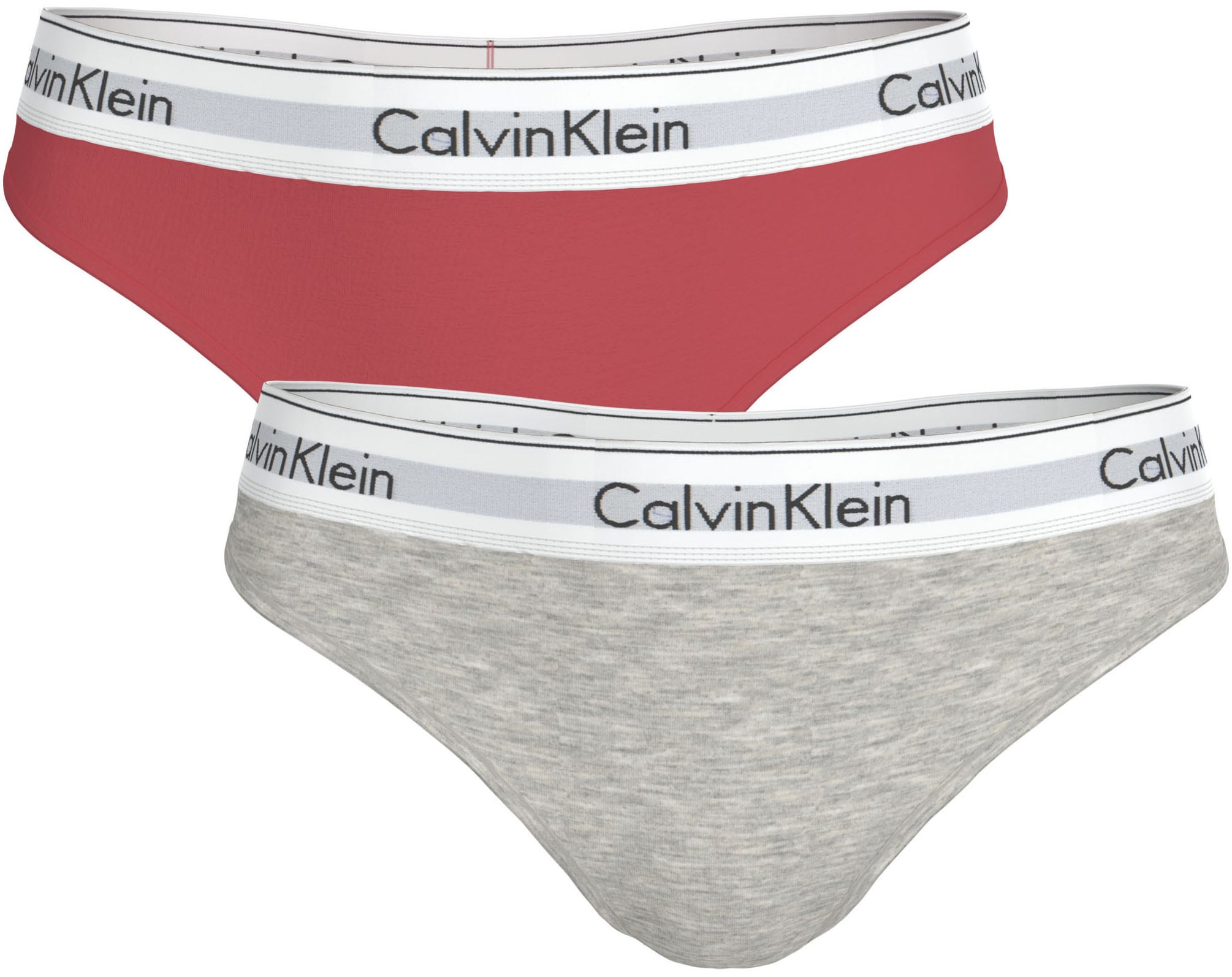 Calvin Klein Underwear Tanga »THONG 2PK« Packung, 2er-Pack,  Körpernahe Passform mit elastischem Bund