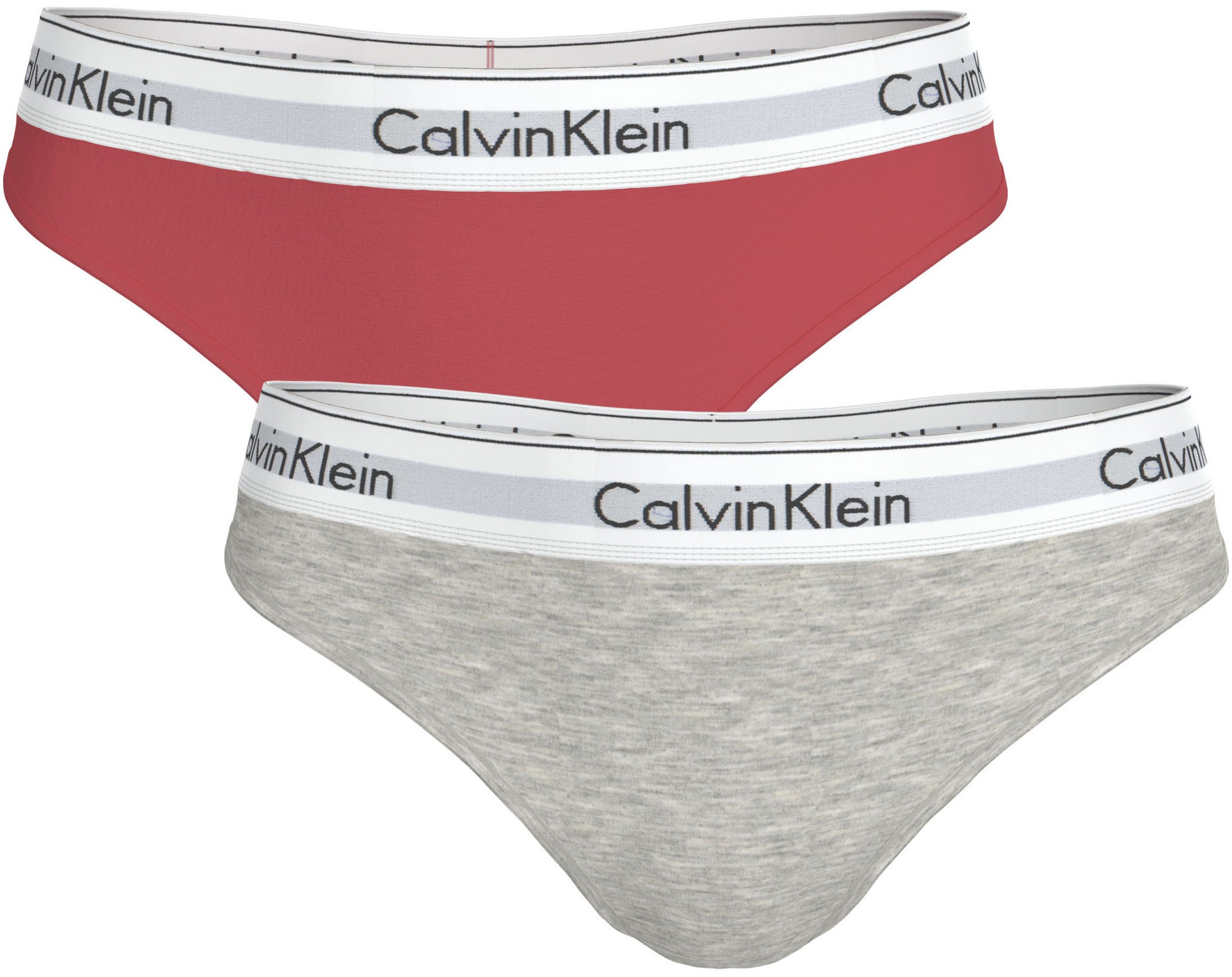 Image of Calvin Klein Underwear Tanga "THONG 2PK" Packung, 2er-Pack, Körpernahe Passform mit elastischem Bund