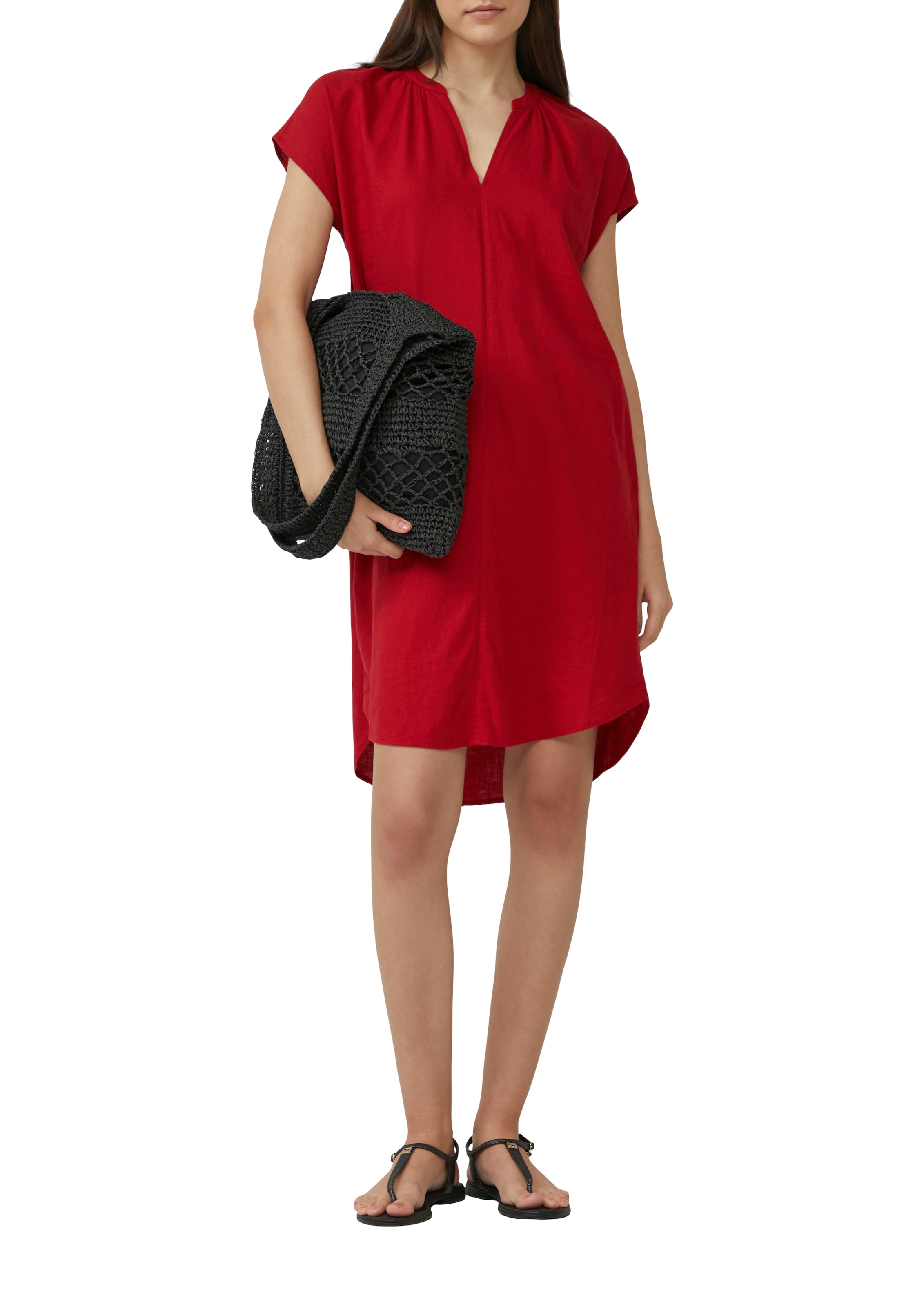 s.Oliver Sommerkleid, mit überschnittenen Schultern