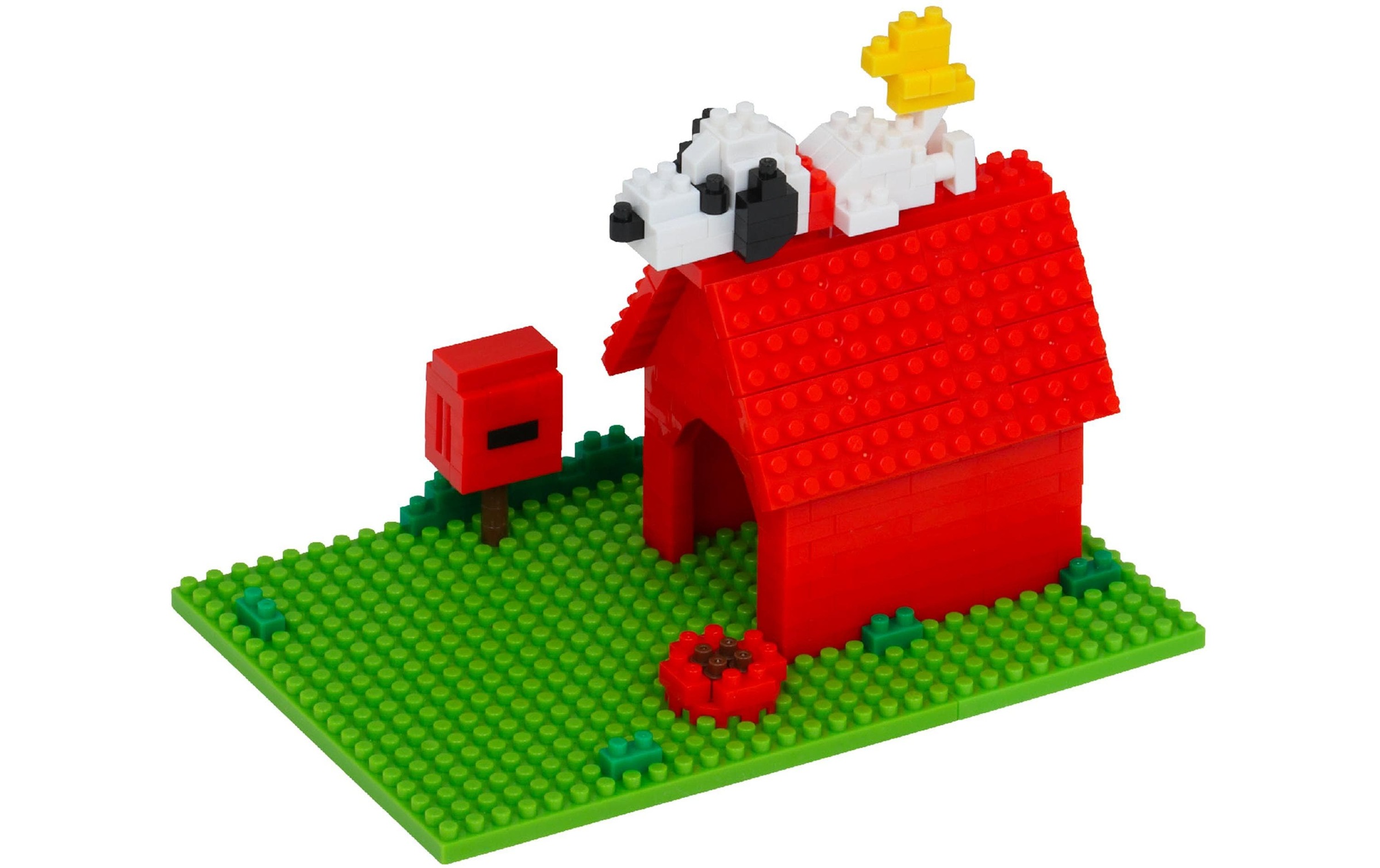 Spielbausteine »Sights NANOBLOCK Snoopy House«, (350 St.)