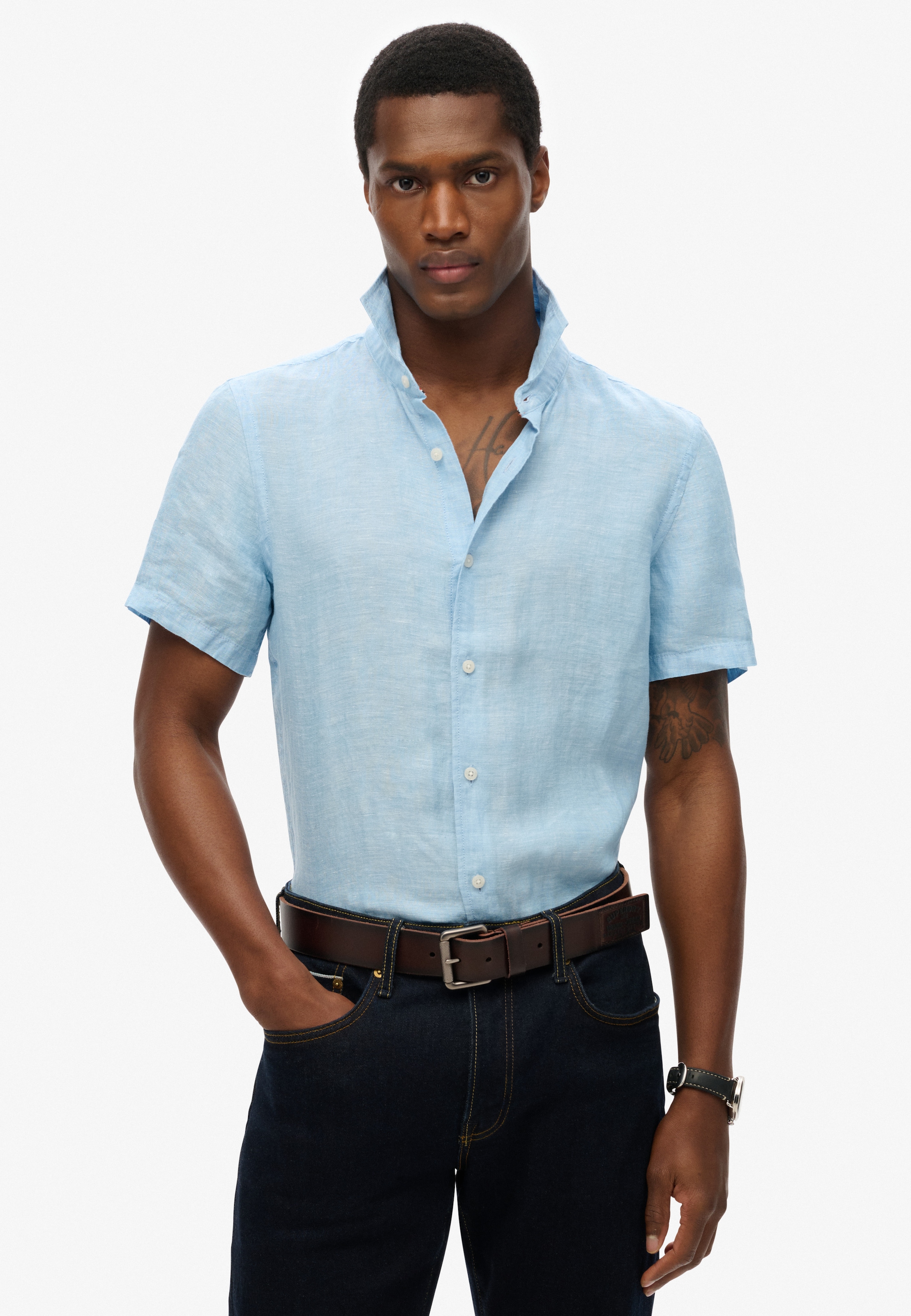 Image of Superdry Kurzarmhemd "VACATION LINEN S/S SHIRT"