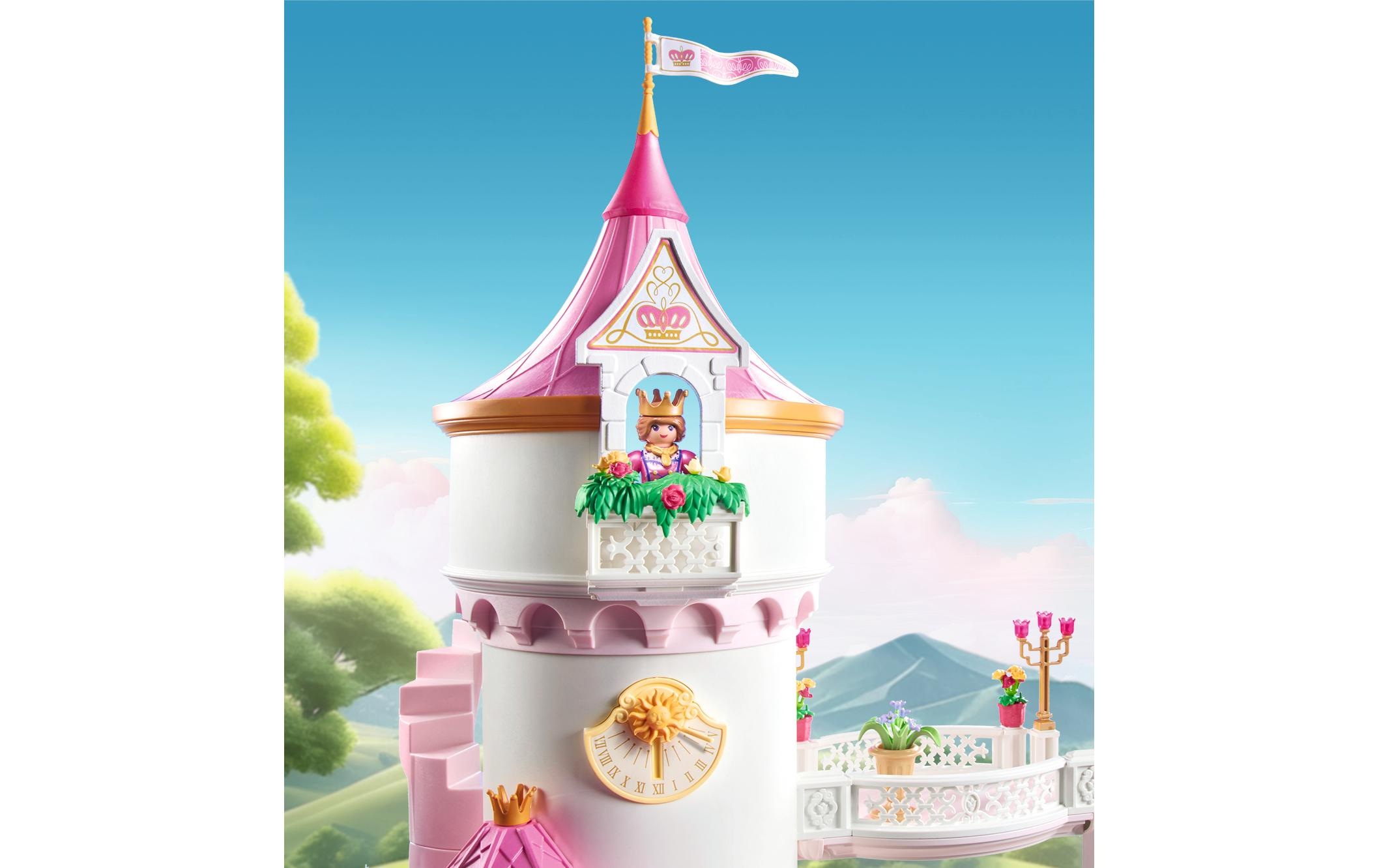 Playmobil® Spielbausteine »Princess Magic Prinzessinnenschloss mit Königspaar 71845«, (422 St.)