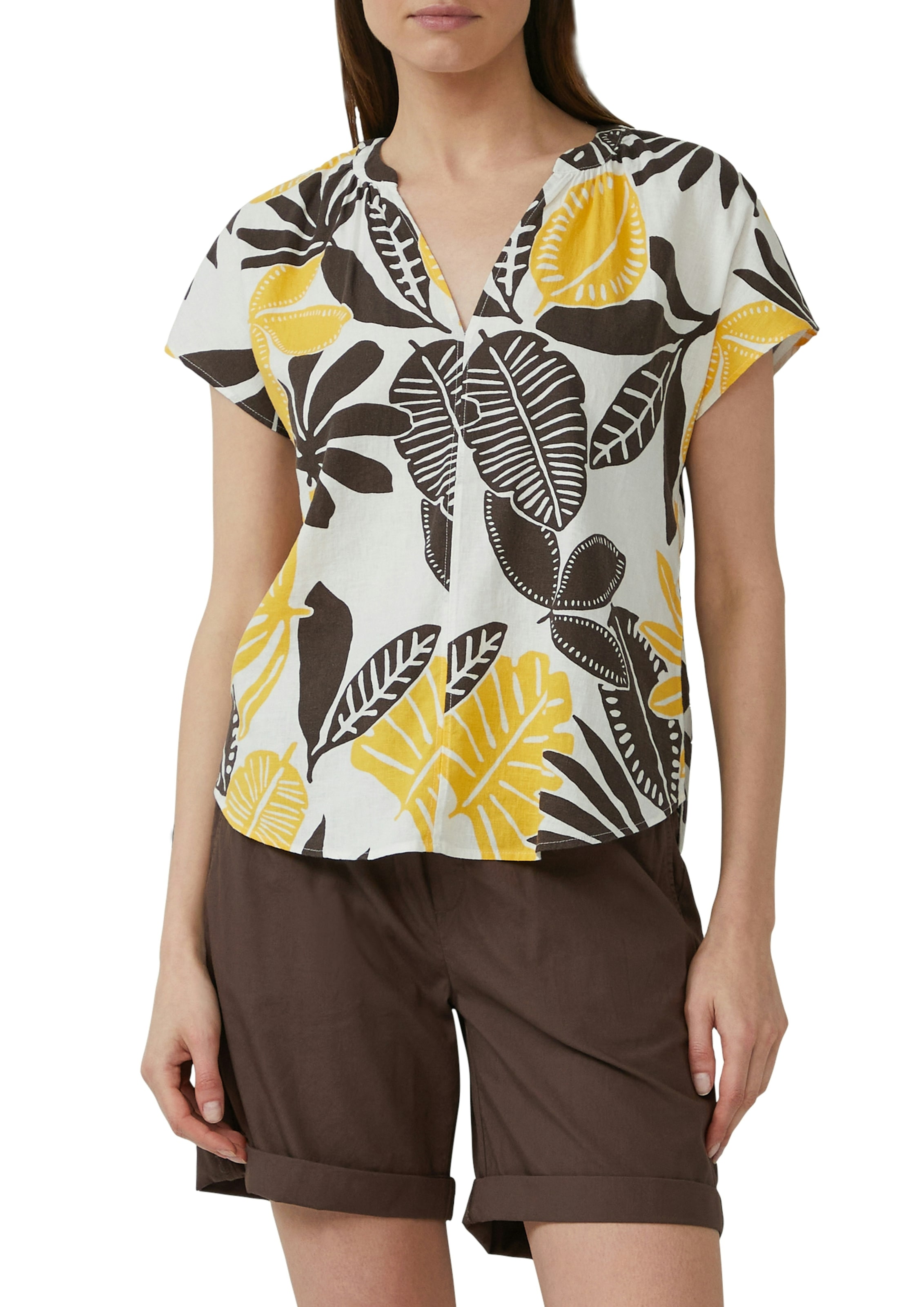 s.Oliver Blouse à manches courtes avec imprimé intégral
