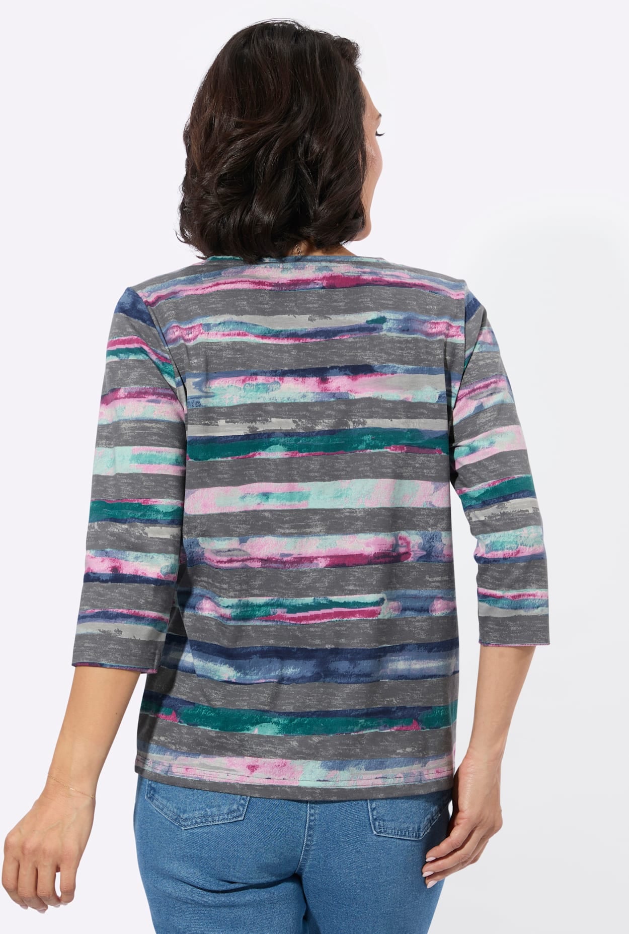 Casual Looks Shirt à col rond »Rundhals-Shirt« 1
