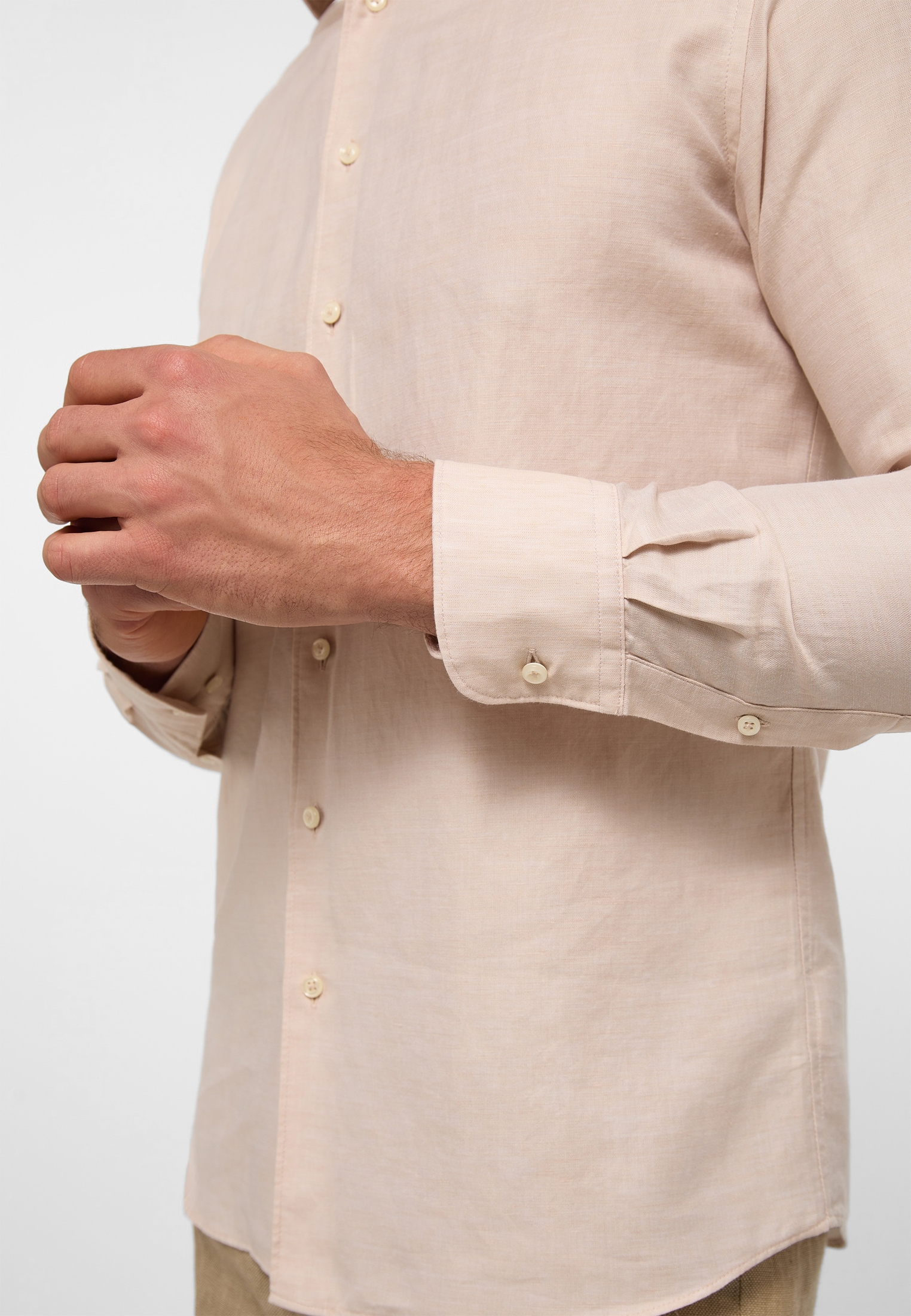 Eterna Langarmhemd »MODERN FIT«, EASY IRON (bügelleicht)