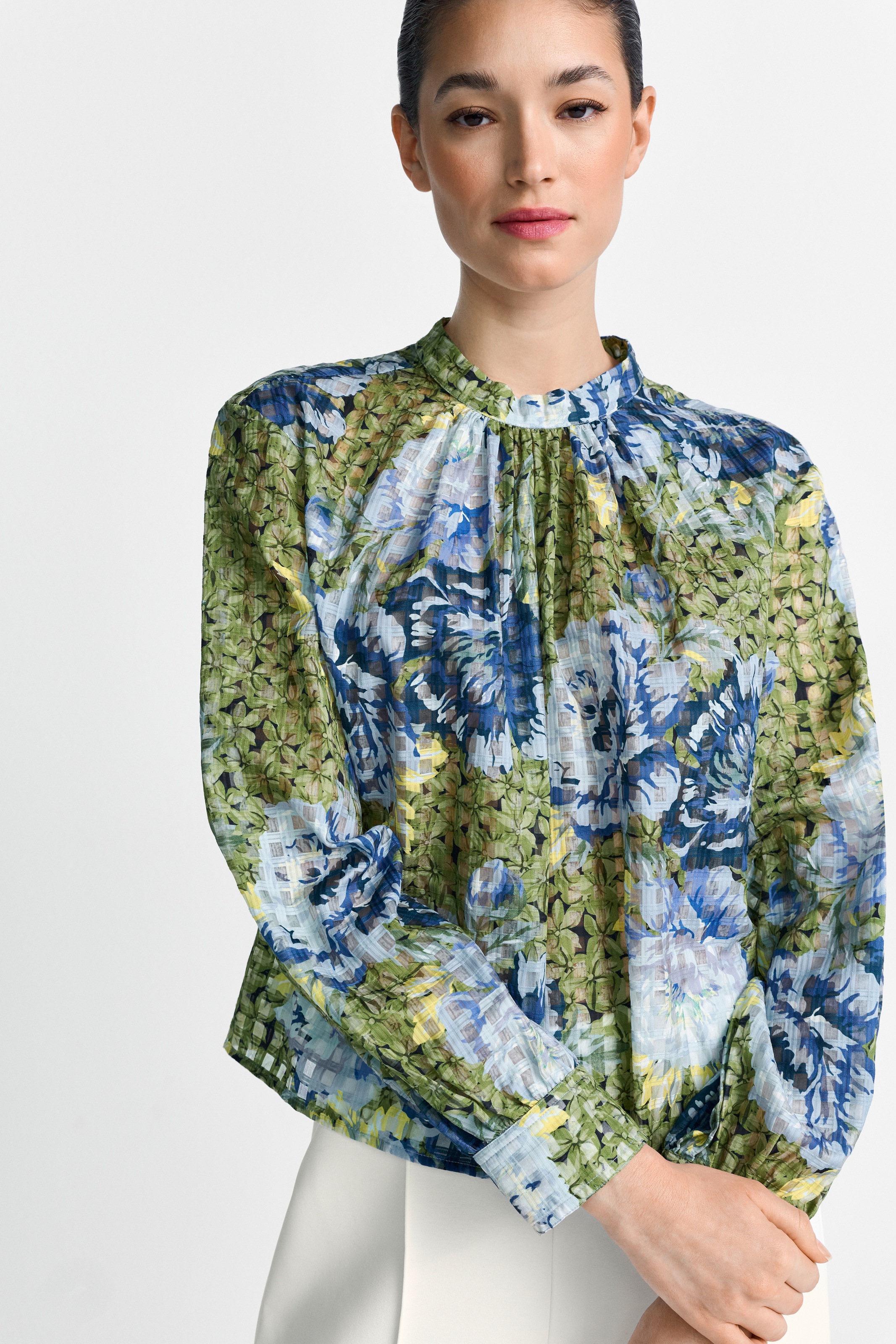 Image of RICHROYAL Schlupfbluse mit Pfingstrosenprint