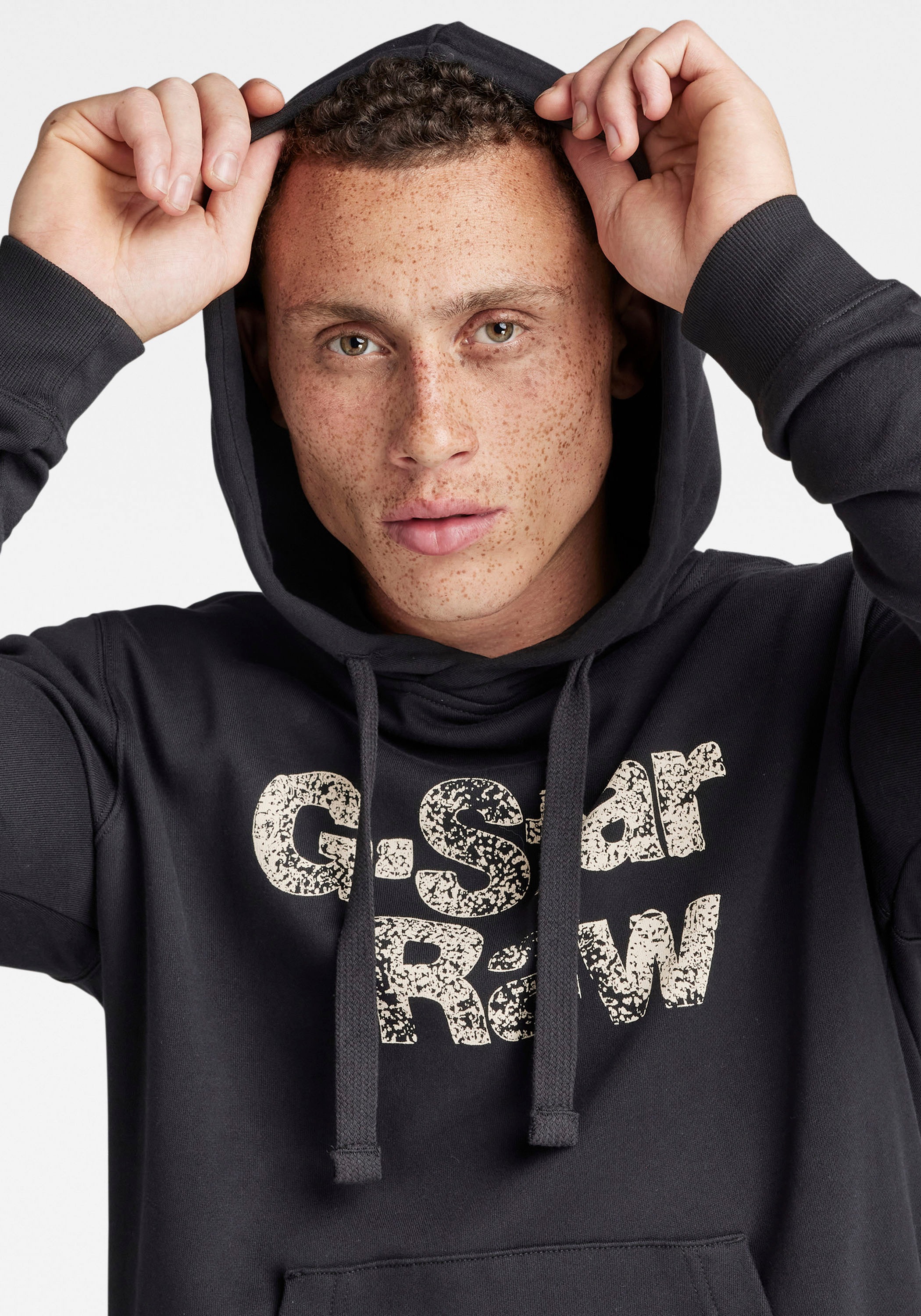G-STAR Kapuzensweatshirt »Painted GR HDD«