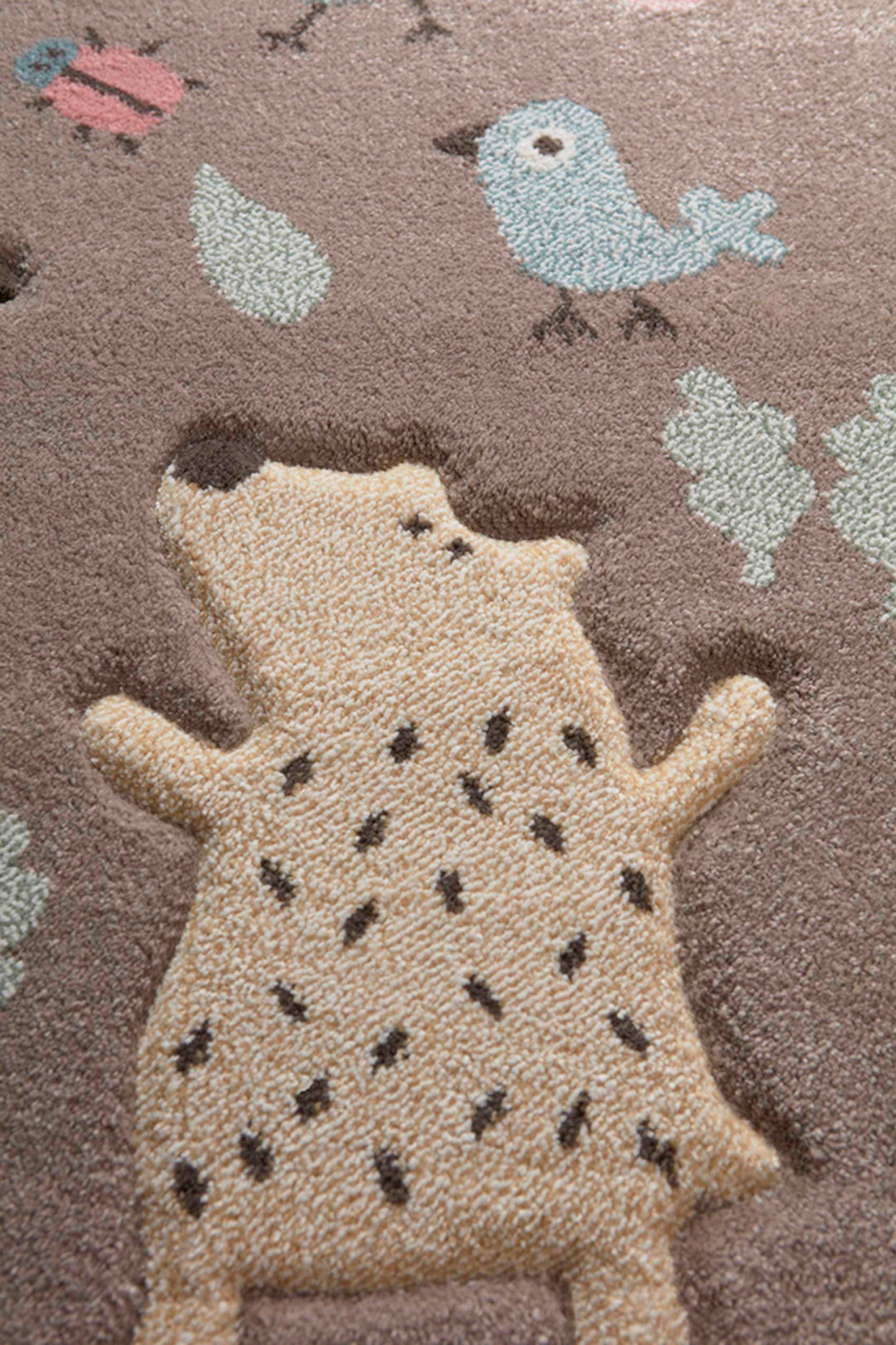 Sigikid Kinderteppich »Forest«, rechteckig, 13 mm Höhe, Wald Tiere Design, Kurzflor