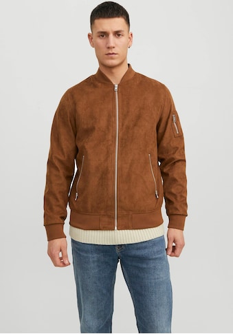 Blouson »JJEROCKY FAUX SUEDE BOMBER NOOS«