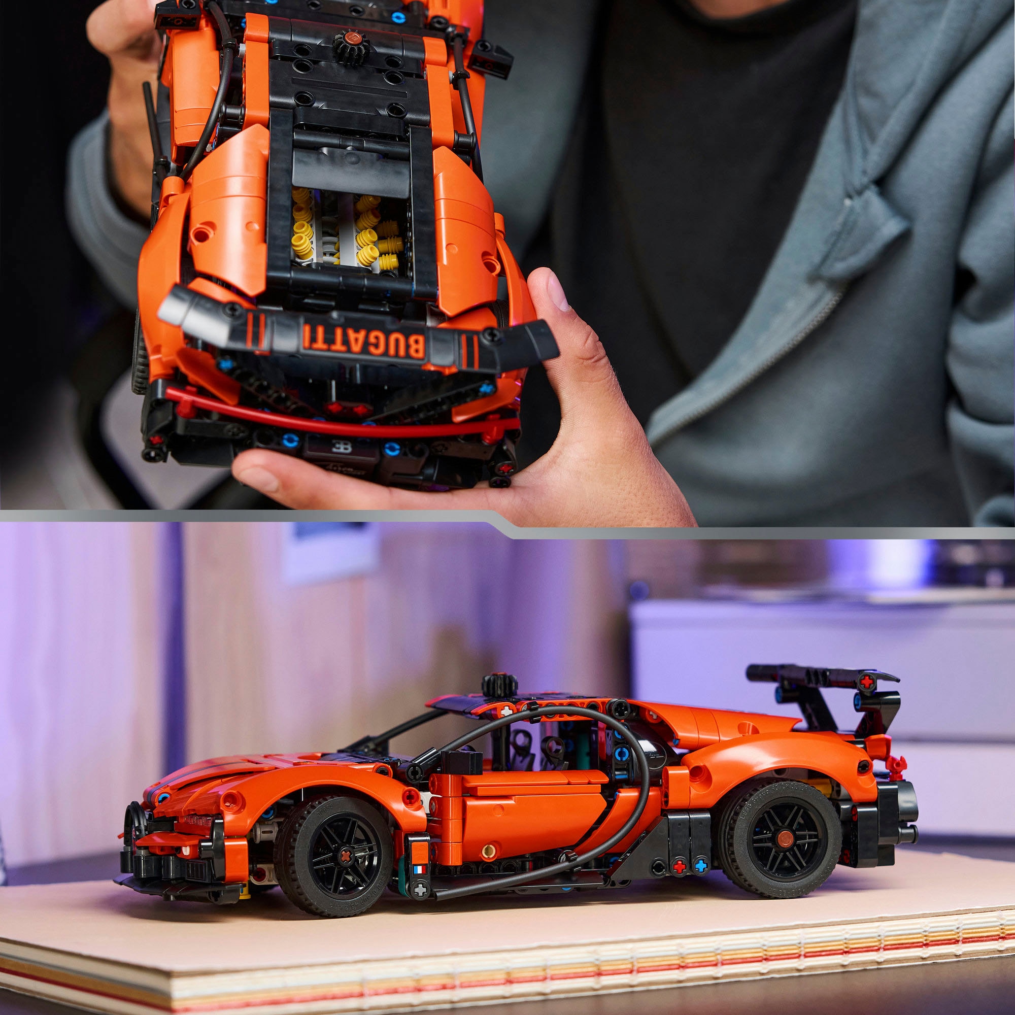 LEGO® Pions de construction »Bugatti Chiron Pur Sport Hypercar (42222), LEGO Technic«