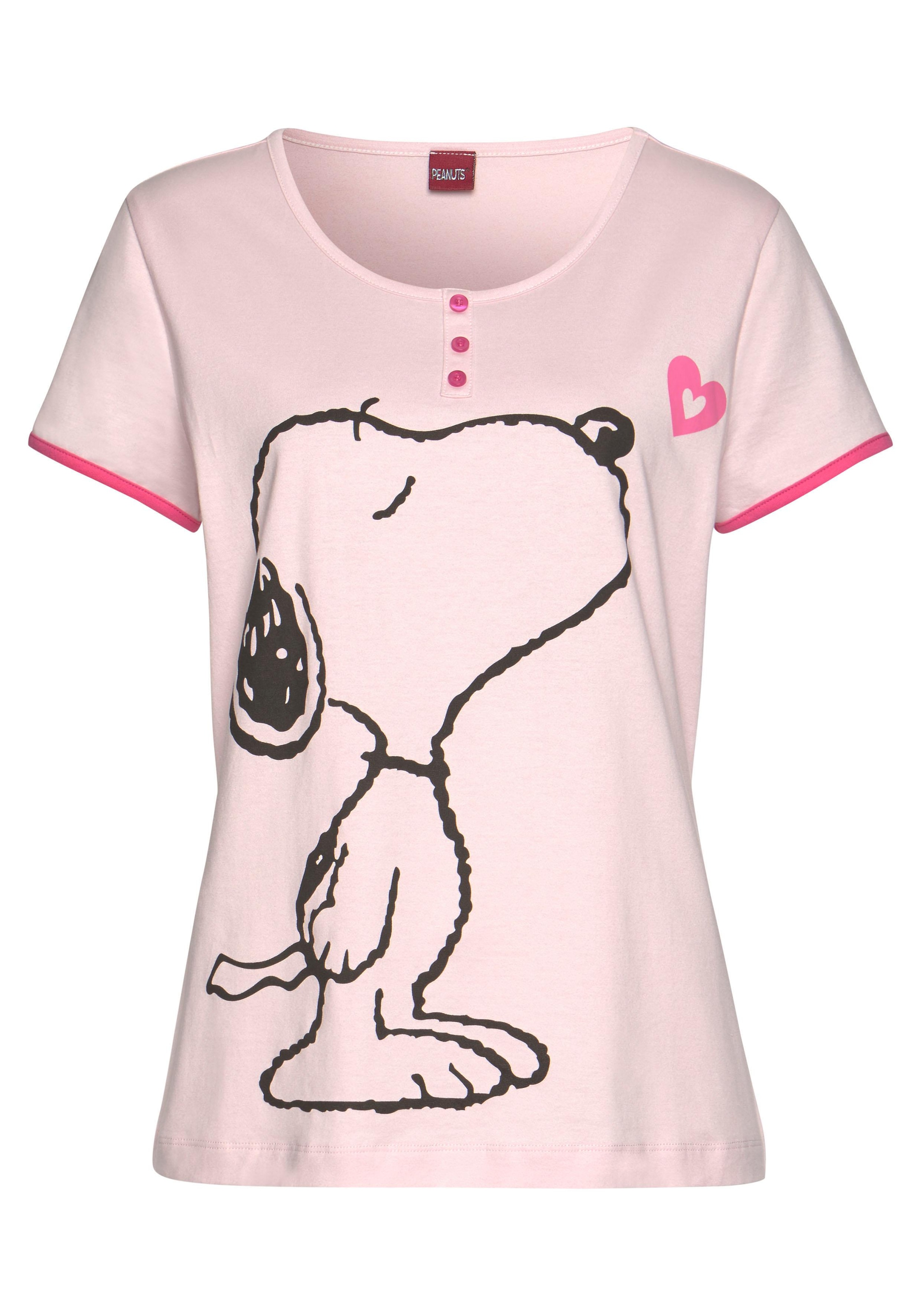 ♕ Peanuts Shorty, (2 auf 1 Snoopy-Herz-Print mit Stück), versandkostenfrei tlg