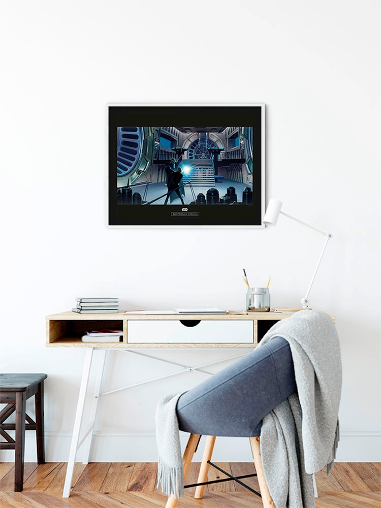 Komar Bild »Star Wars Classic RMQ Vader Luke Throneroom«, Star Wars, (1 St.), Wandbild zur Dekoration im Kinderzimmer - ohne Rahmen