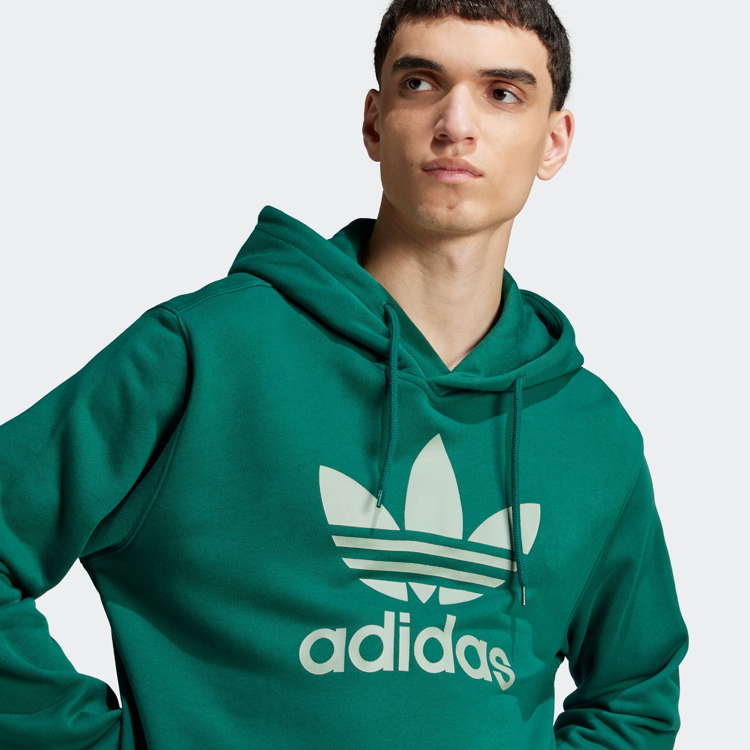 adidas Originals Kapuzensweatshirt »TREFOIL HOODY«, Hoodie, Kapuzenpullover mit grossem Logoprint