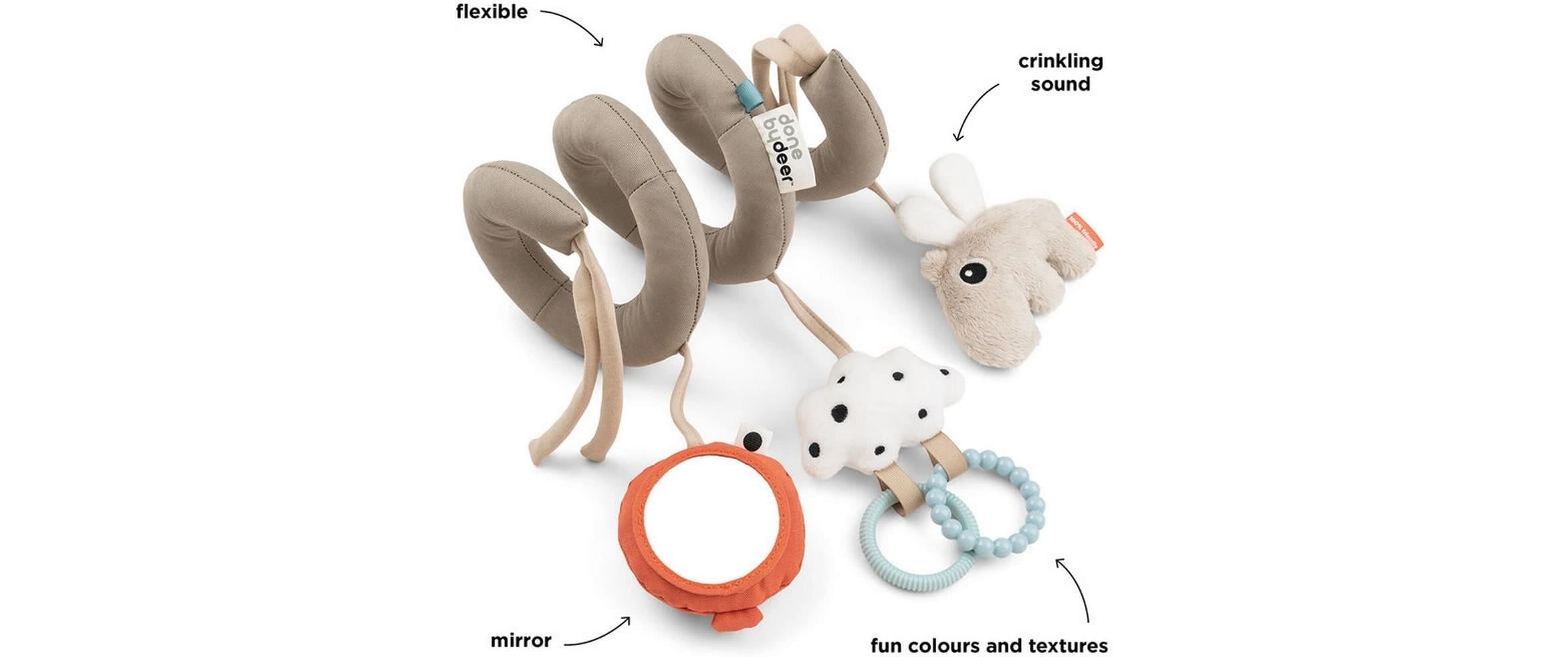 nicht definiert Greifspielzeug »done by deer Activity Spirale Happy Clouds«
