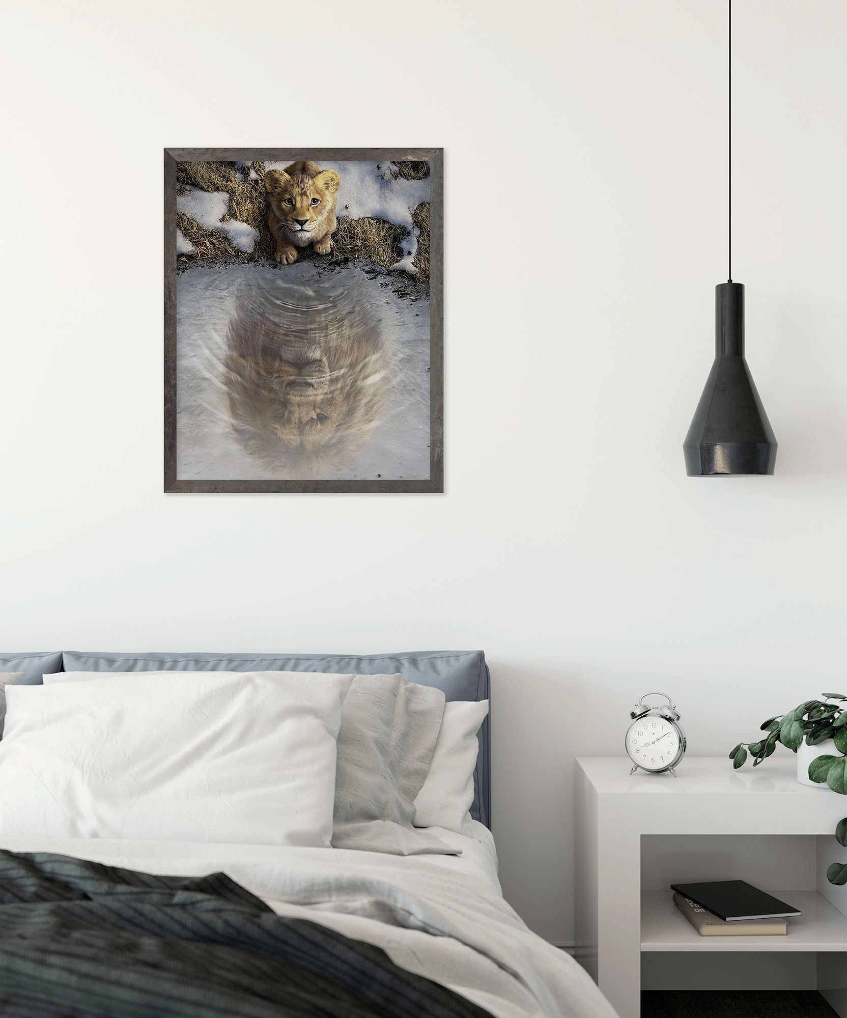 Image of Komar Wandbild "Disney Mufasa The Lion King" Disney Set, 1 Stk. tlg. 50 x 70 cm (Breite x Höhe) - Kinderzimmer, Dekoration