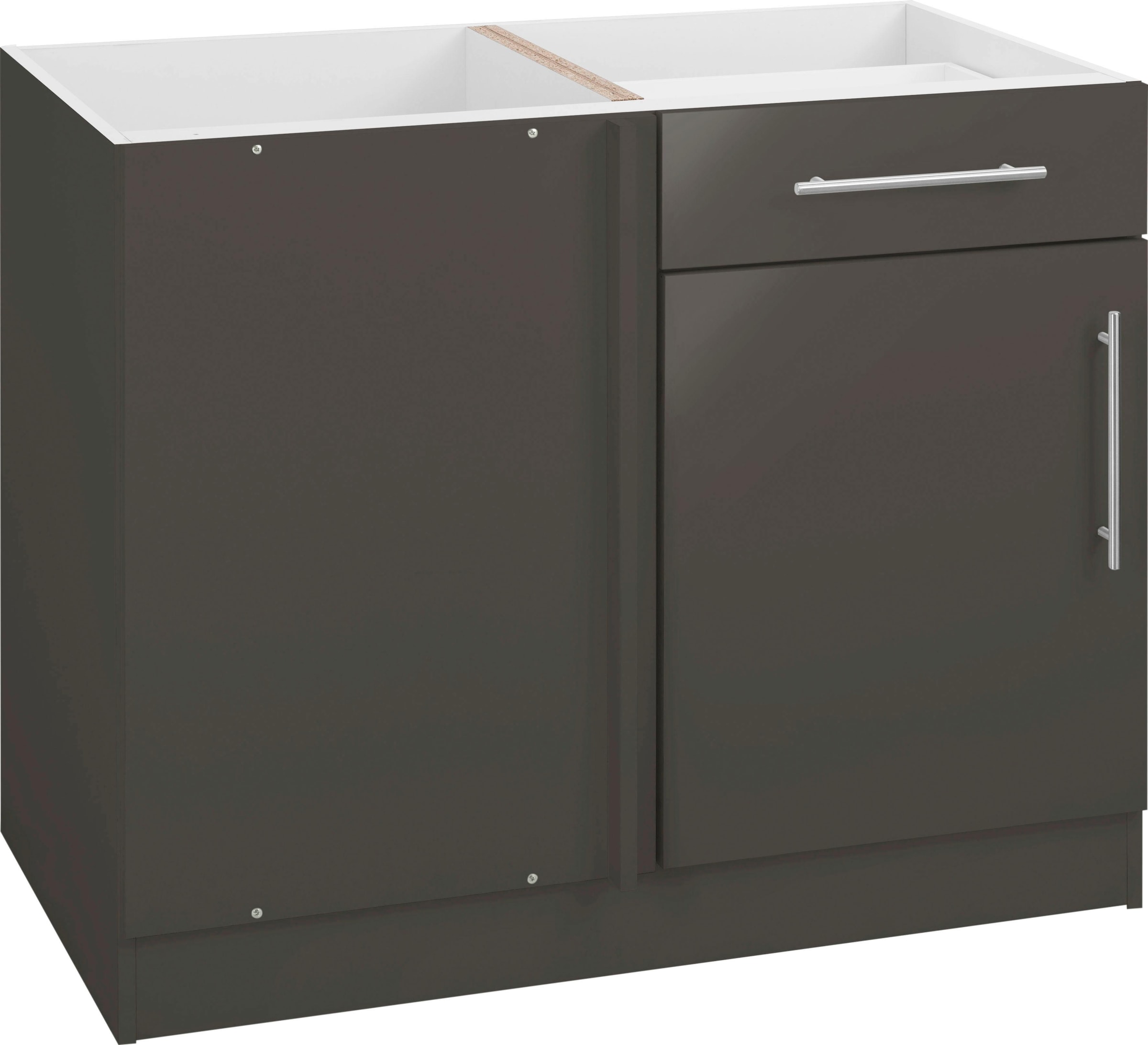 wiho Küchen Eckunterschrank »Cali«, 100 cm breit, Planungsmass 110 cm, ohne Arbeitsplatte