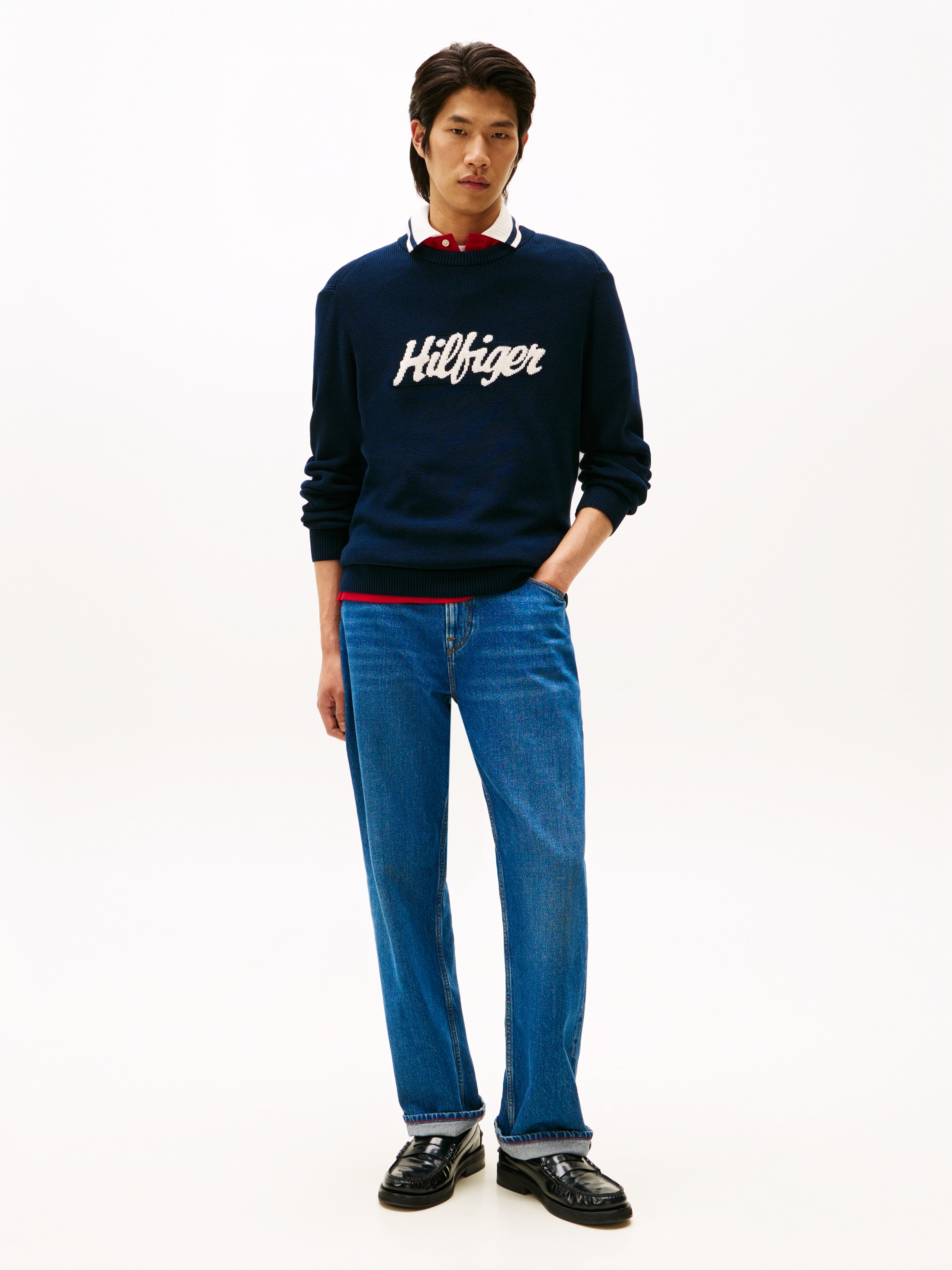 Tommy Hilfiger Rundhalspullover »SEASONAL GRAPHIC COTTON«