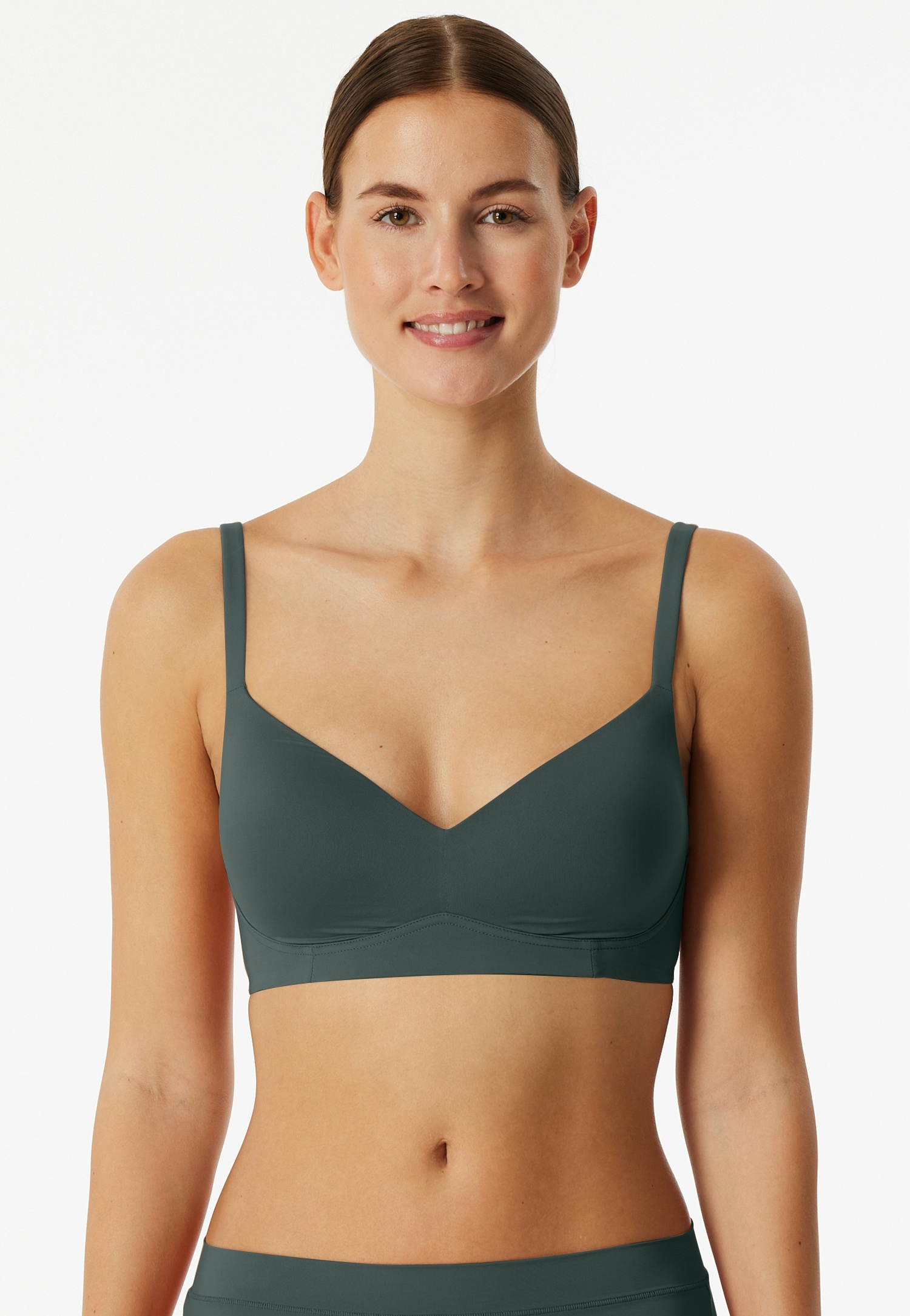 Image of Schiesser Soft-BH "Unique Micro" mit Schale, verstellbare Träger, elastische Wirkware