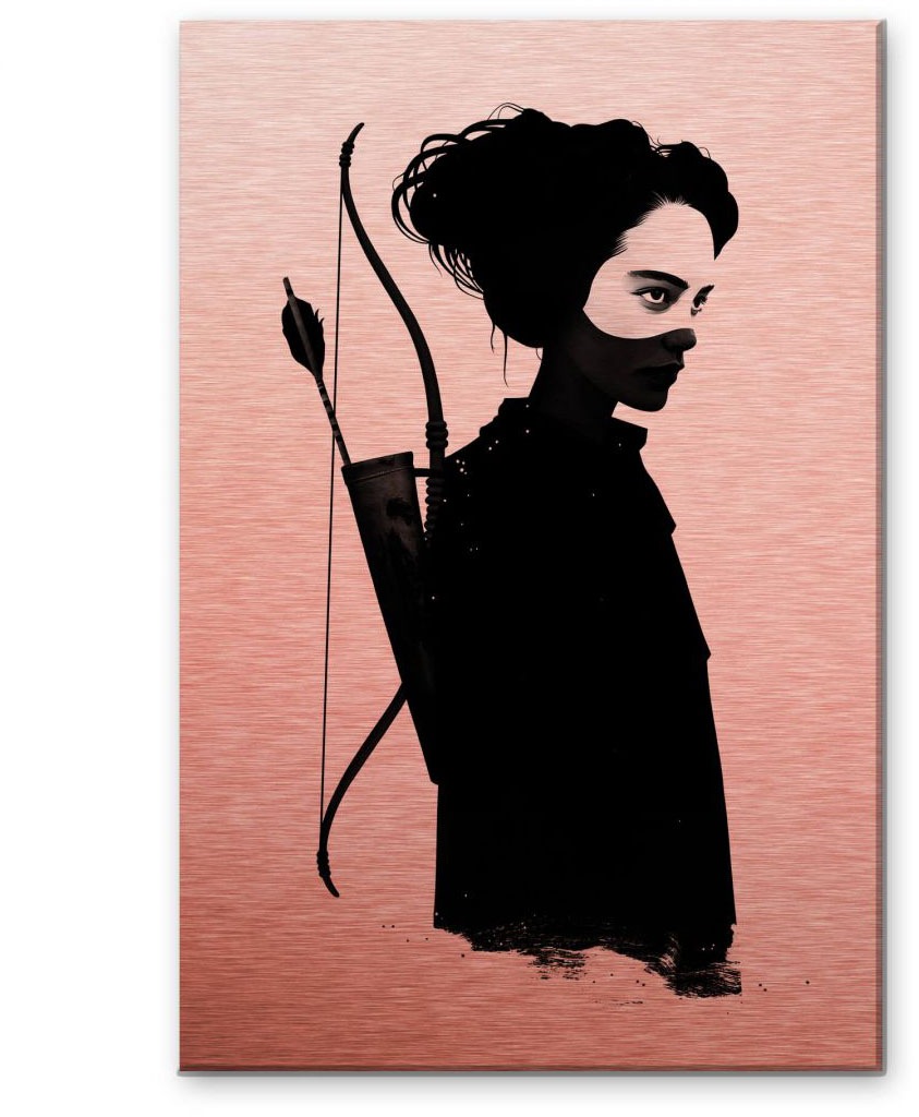 Image of Wall-Art Metallbild »Metallic Mockingjay Metallschild«, (1 St.) bei Ackermann Versand Schweiz