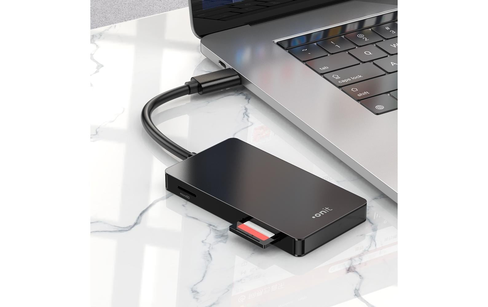 onit Lecteur de carte mémoire »Extern Pro USB-C 3-in1«