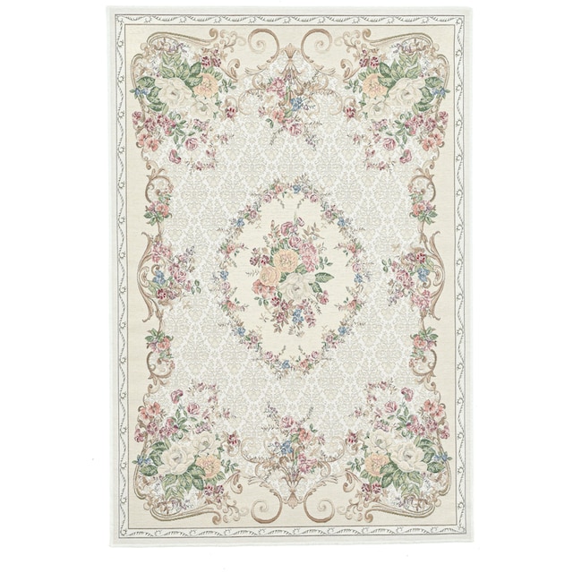 THEKO Teppich »Flomi Floral«, rechteckig, gewebt, Blumen Design, ideal im  Wohnzimmer & Schlafzimmer kaufen